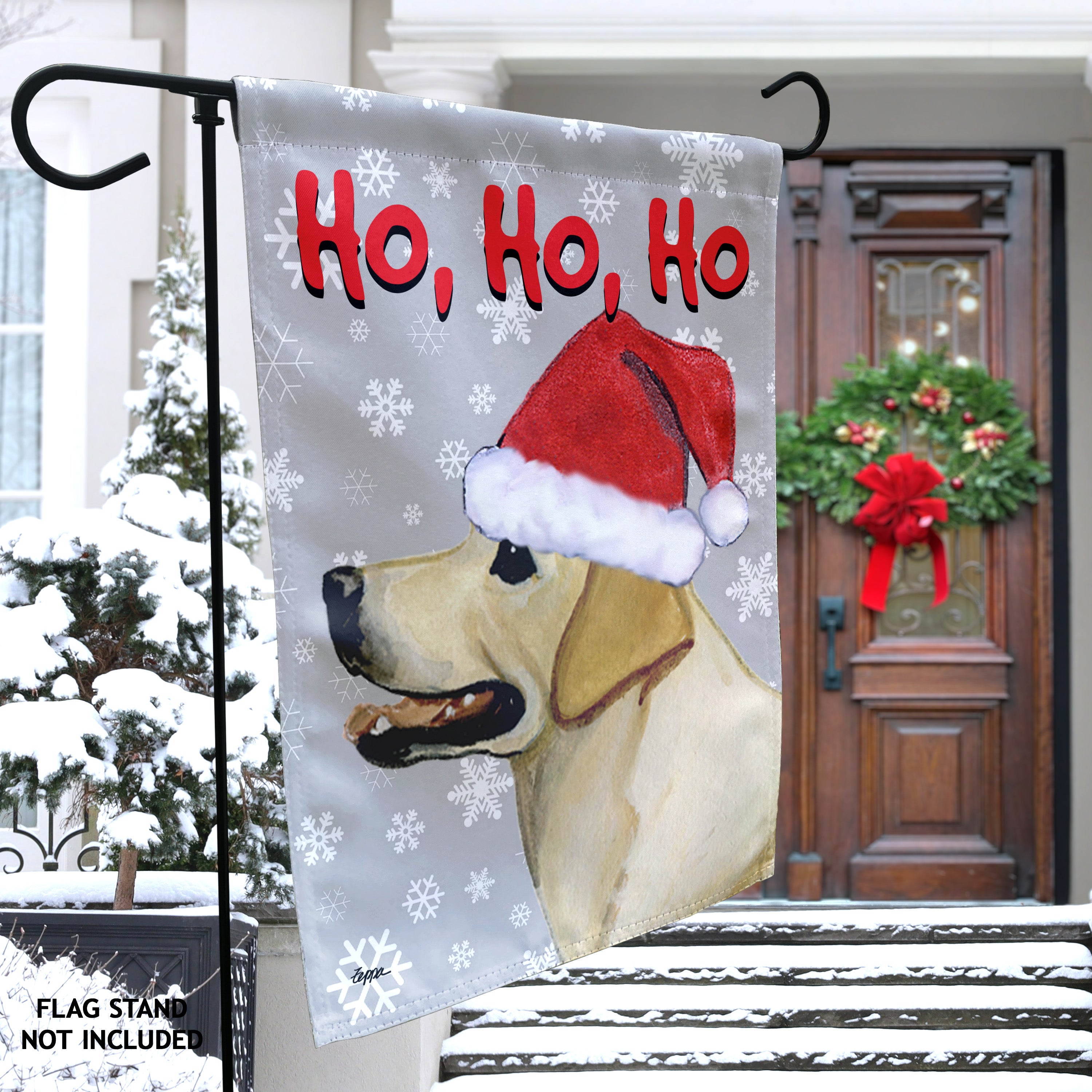 Labrador Retriever Christmas Garden Flag