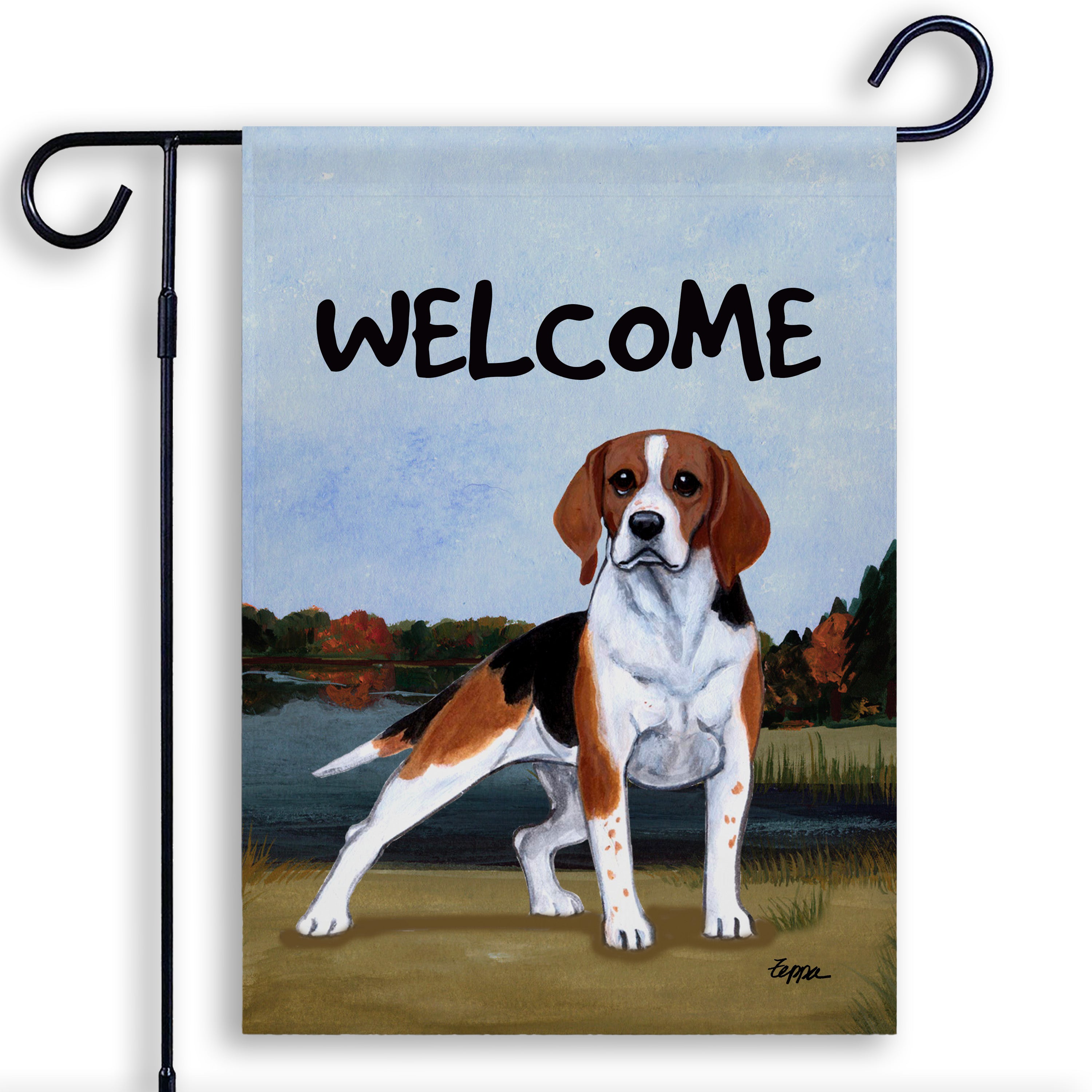 Beagle Garden Flag