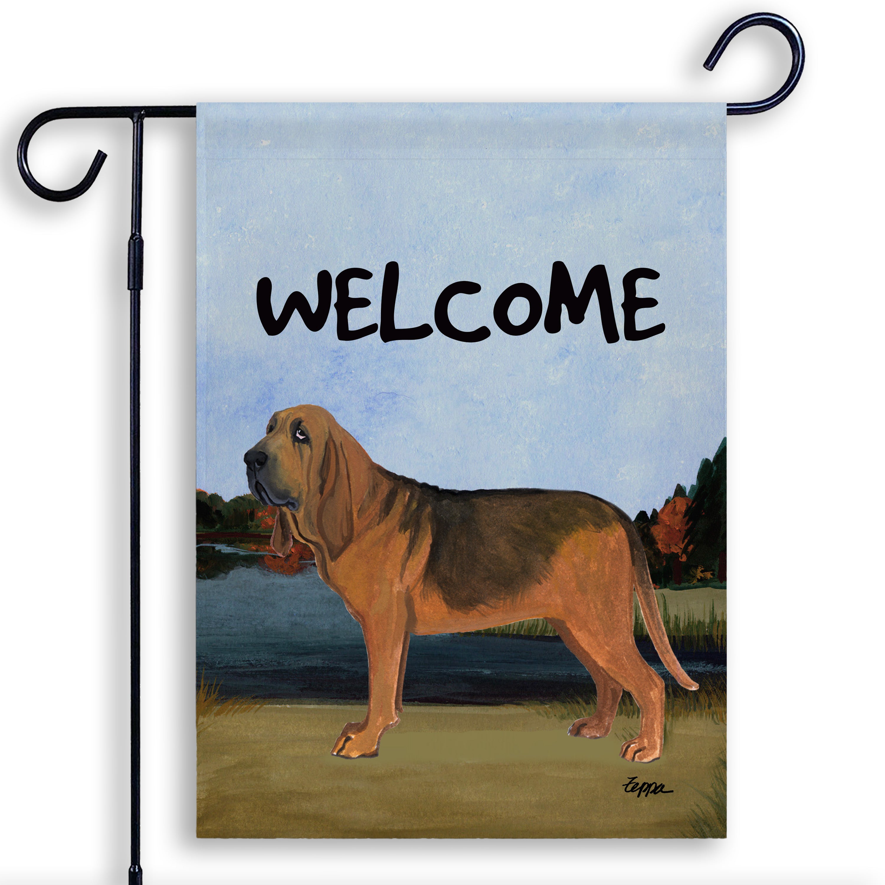 Bloodhound Garden Flag