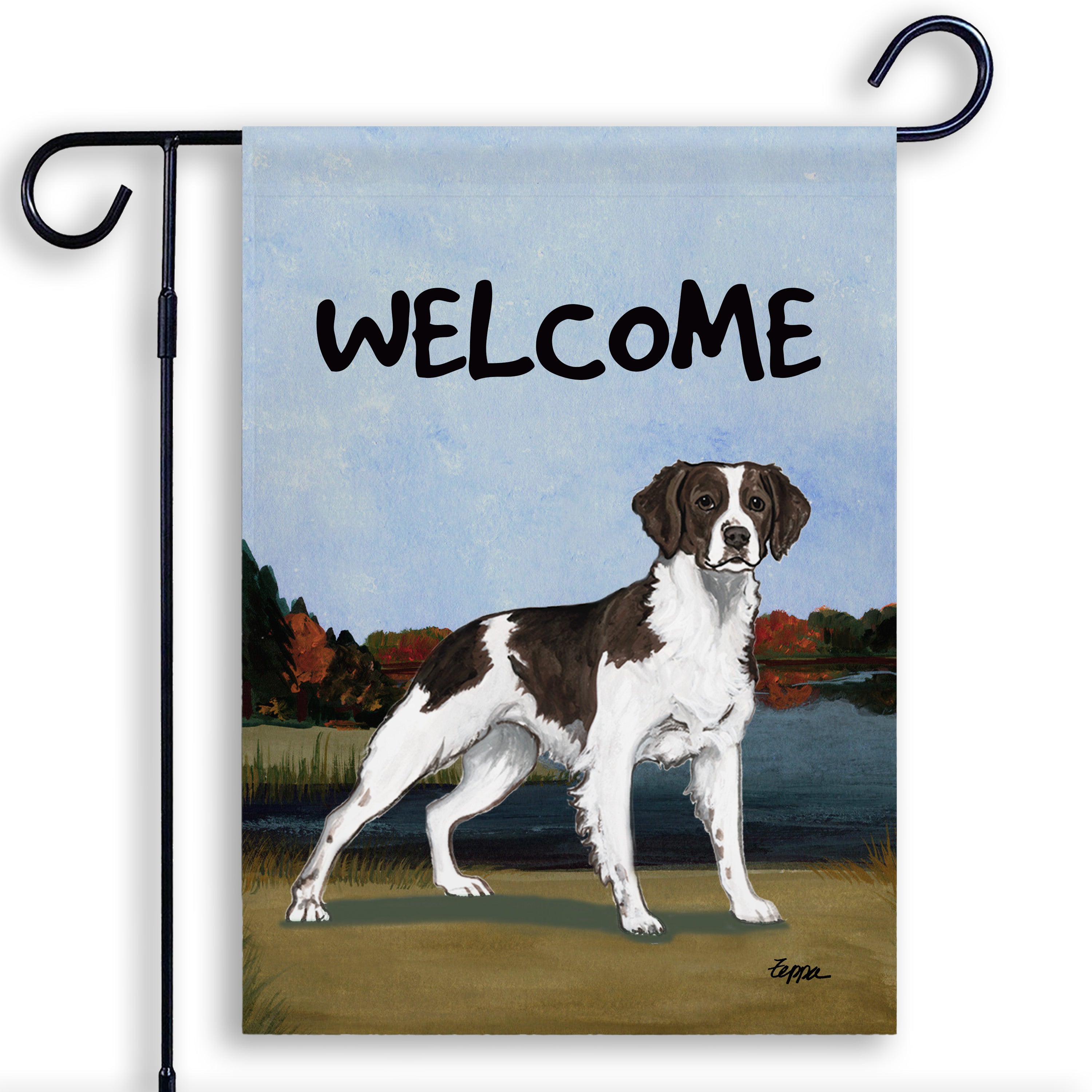 Brittany Liver  Garden Flag