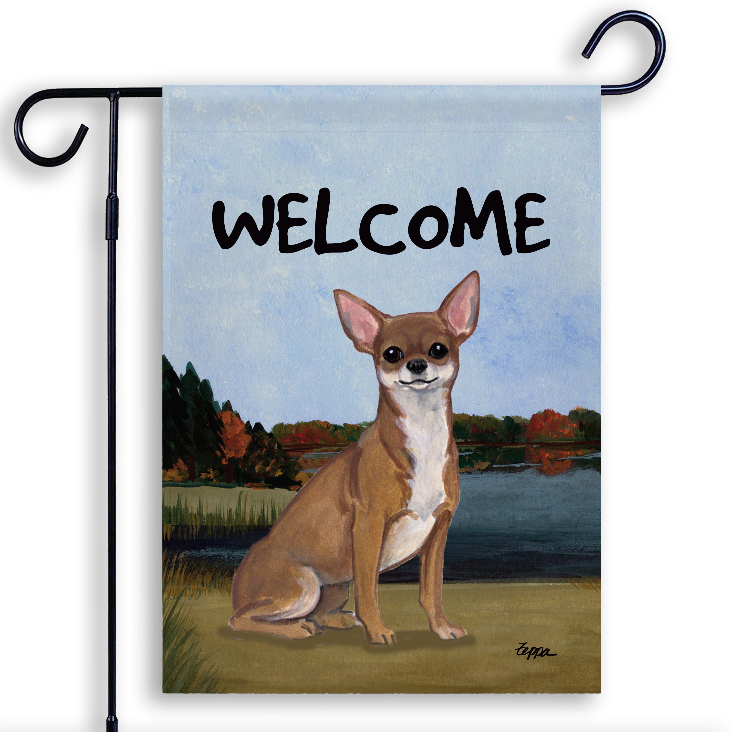 Chihuahua Garden Flag