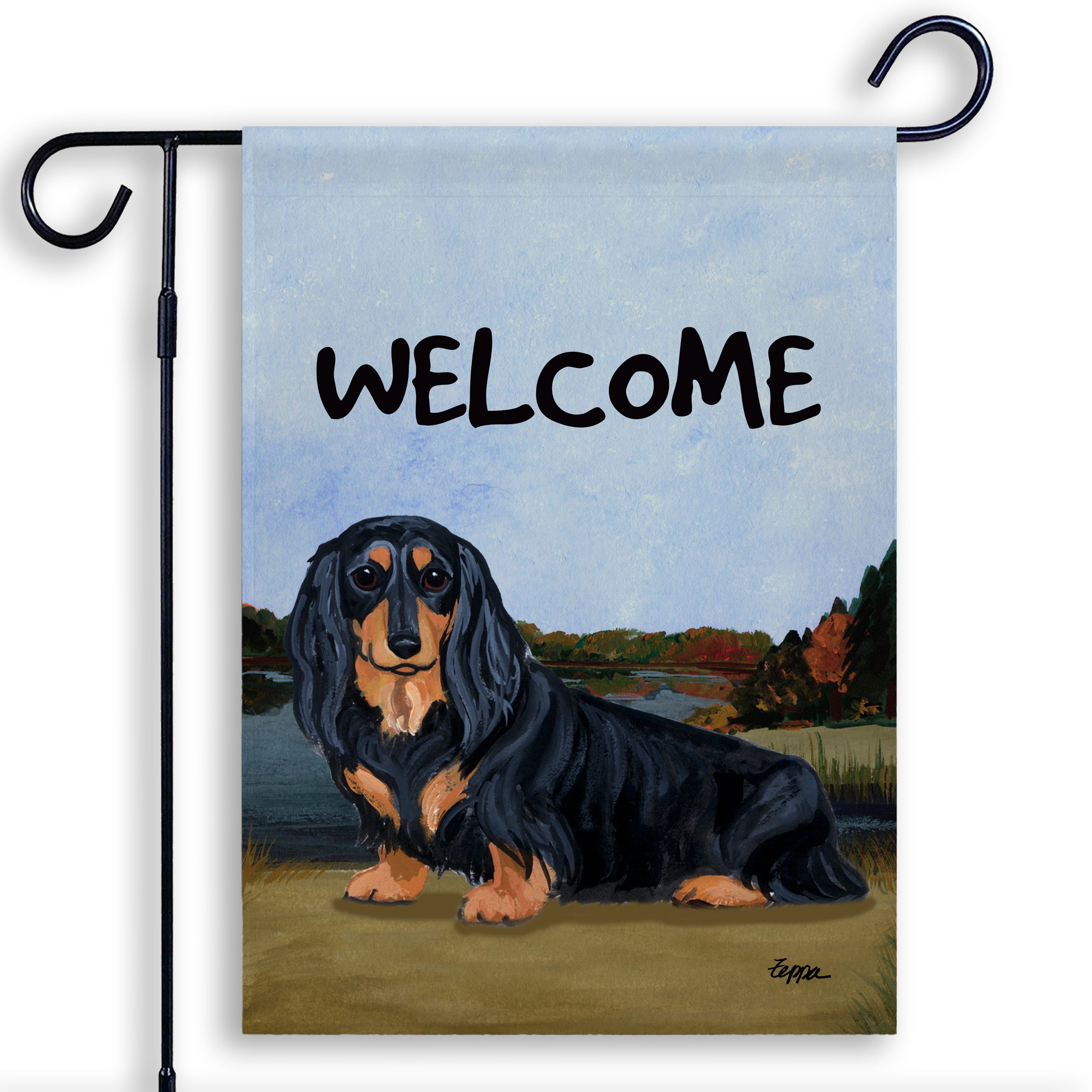 Dachshund Garden Flag