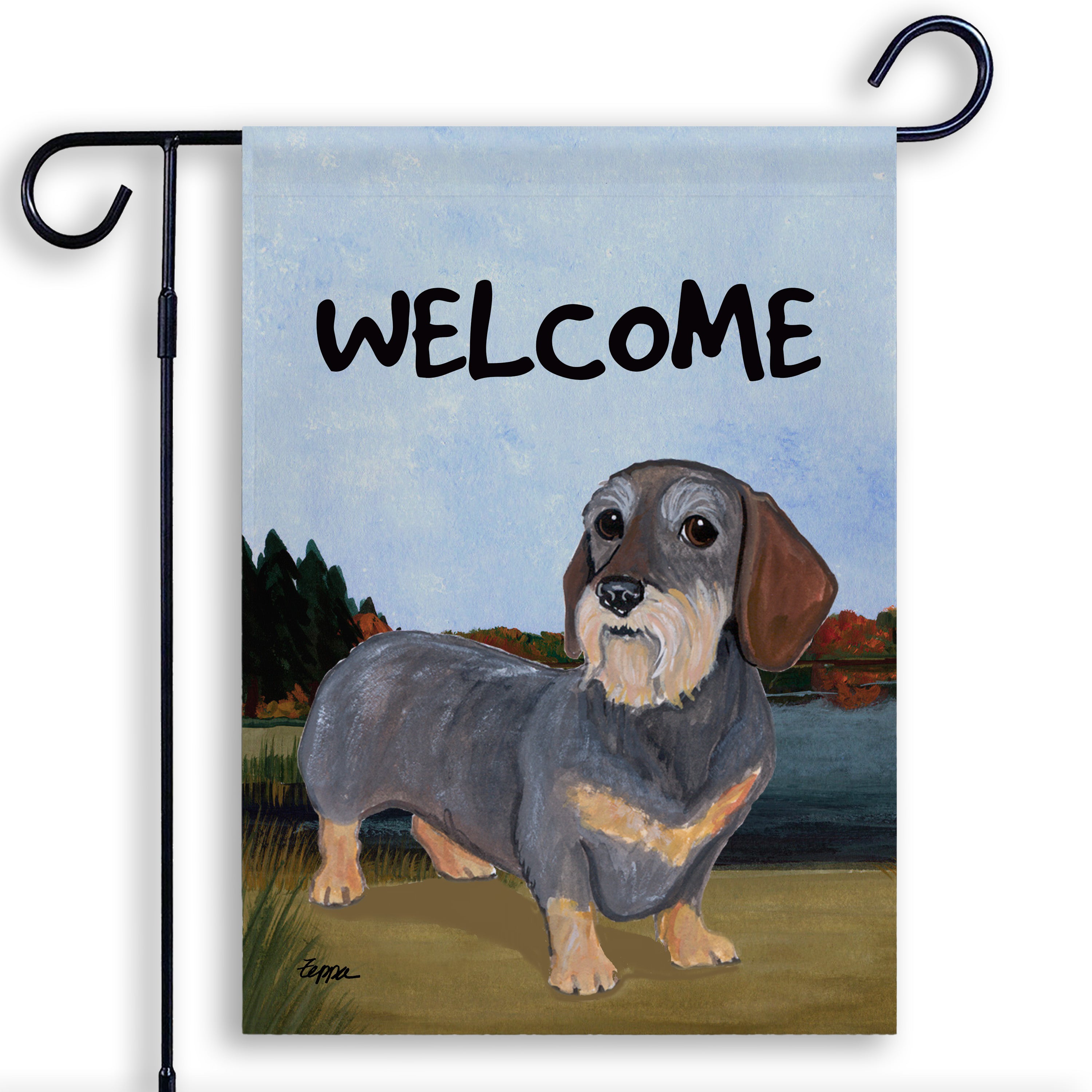 Dachshund Garden Flag
