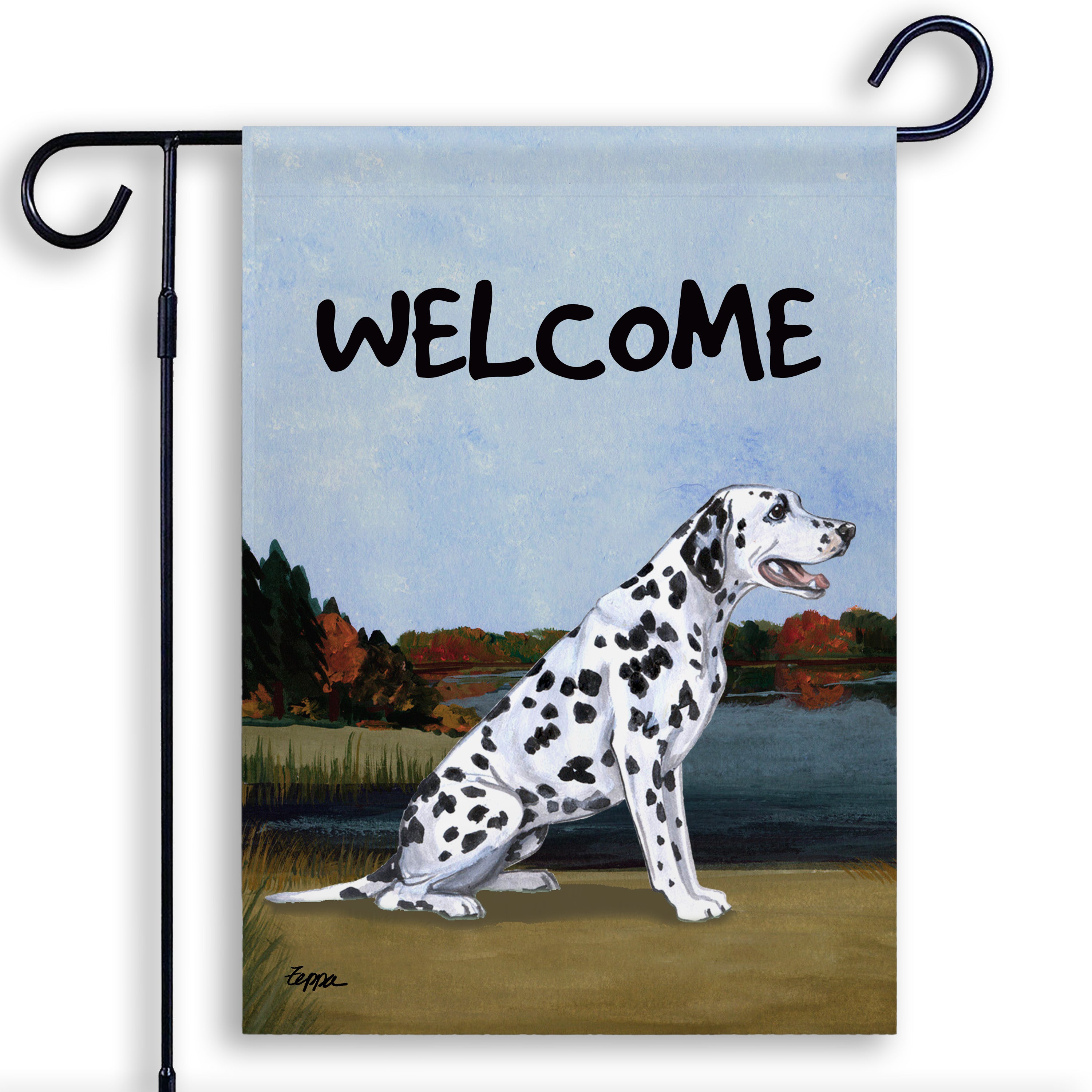 Dalmatian Garden Flag