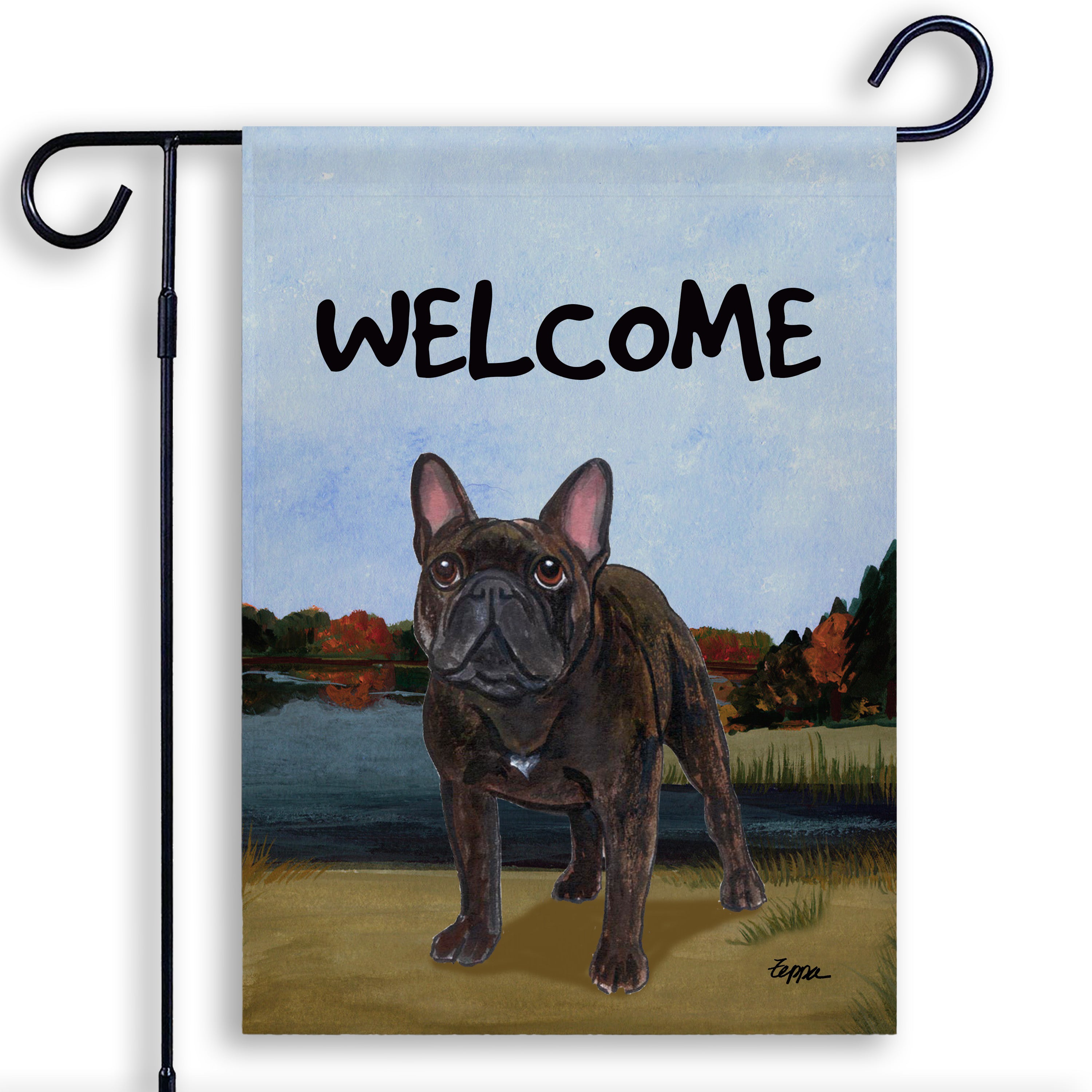 French Bulldog Garden Flag