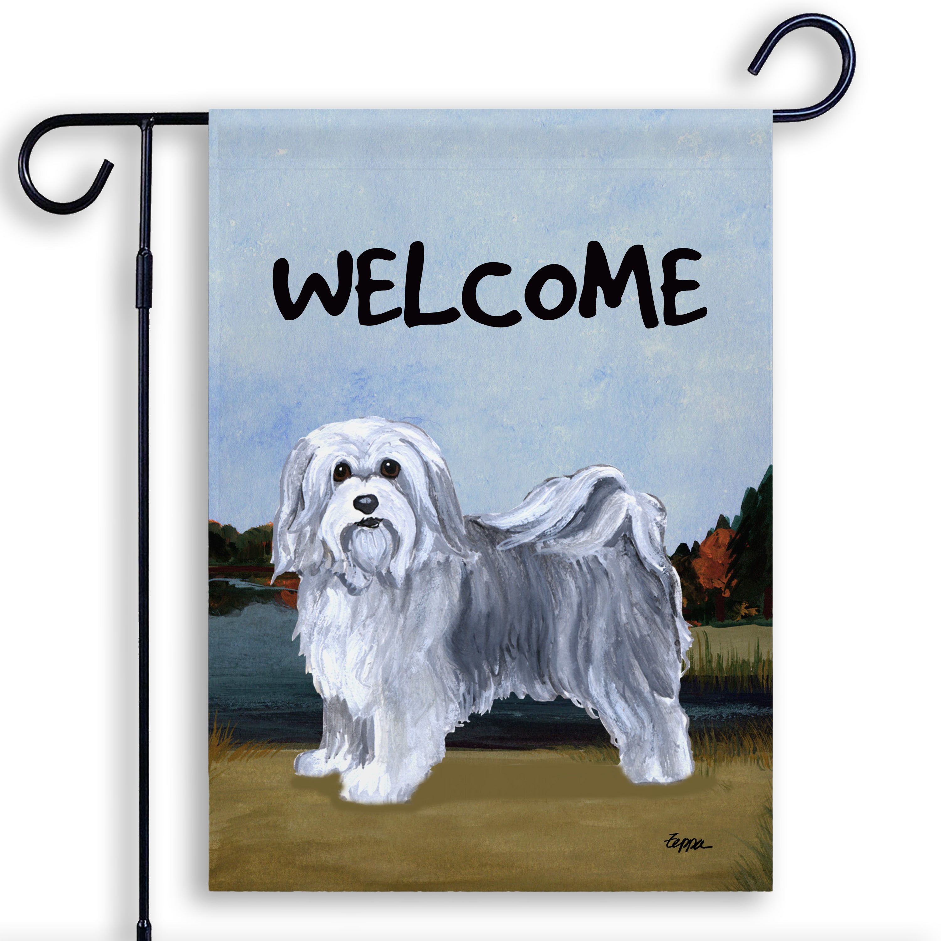 Havanese Garden Flag