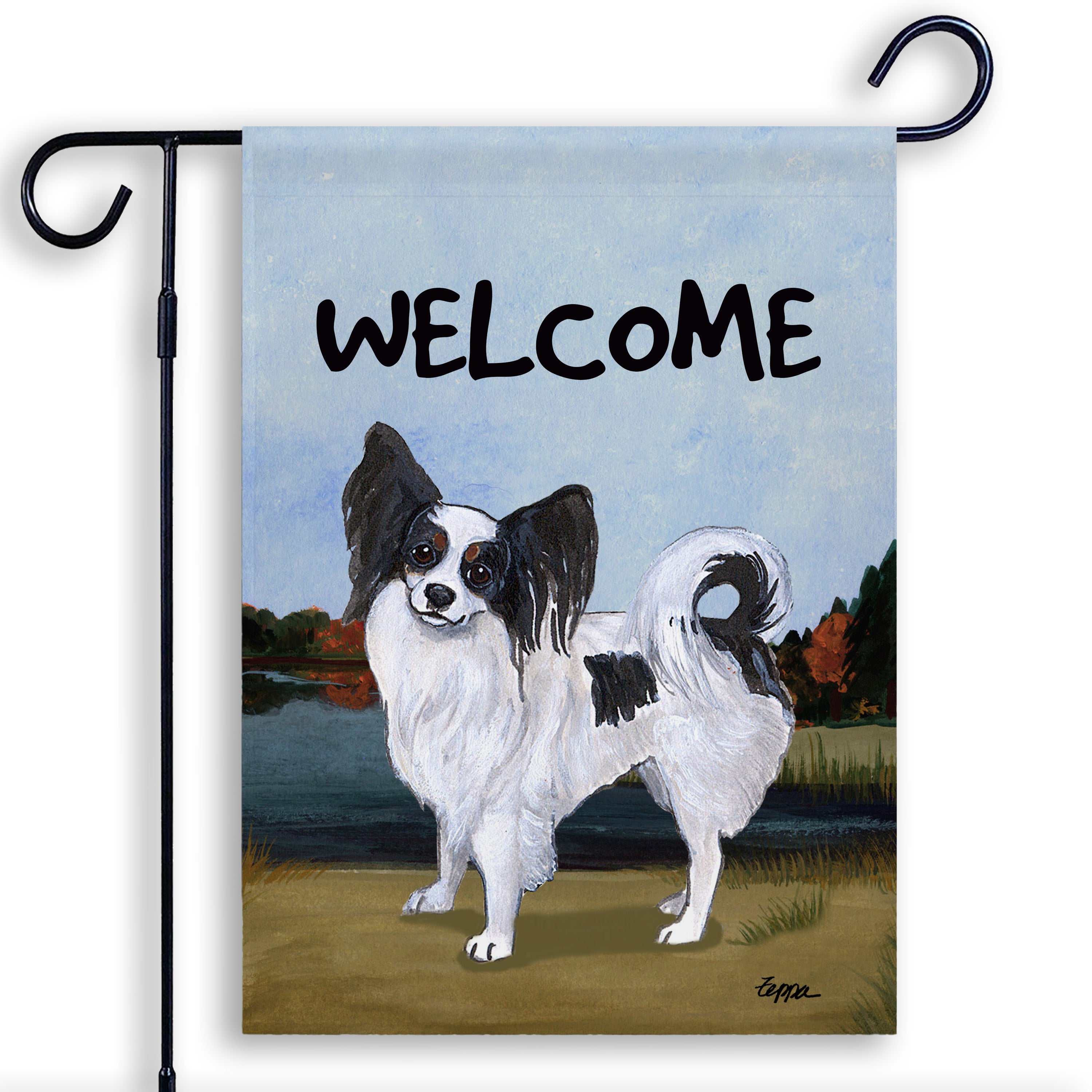 Papillon Garden Flag