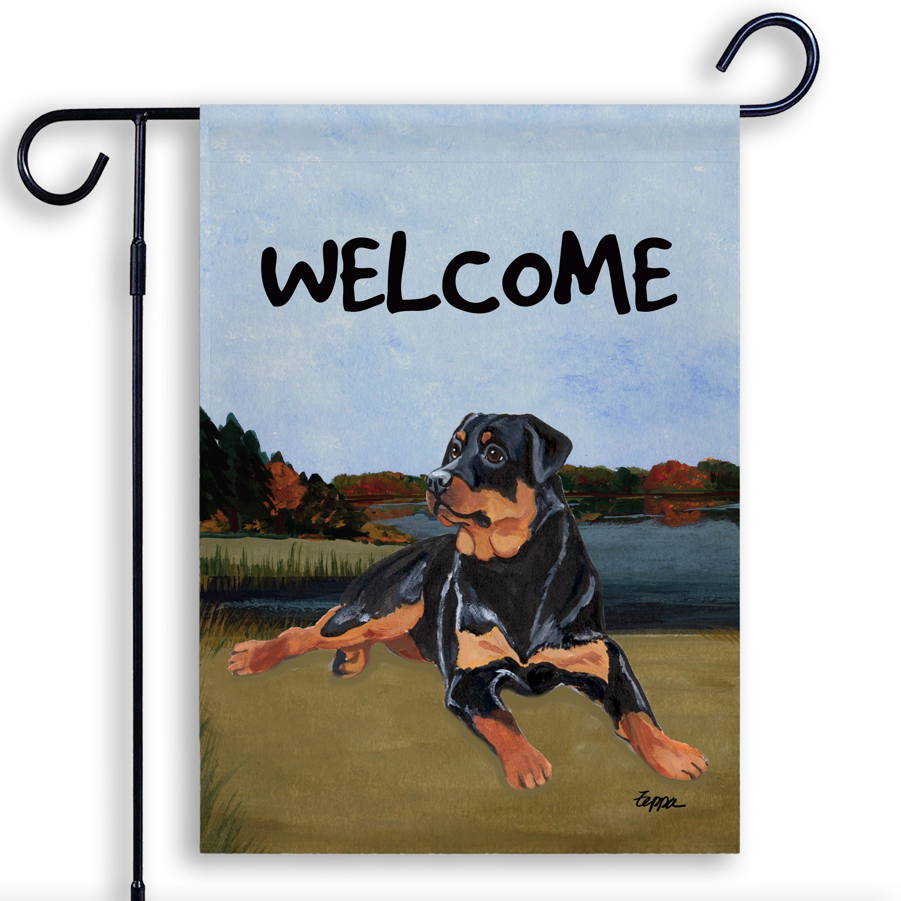 Rottweiler Garden Flag