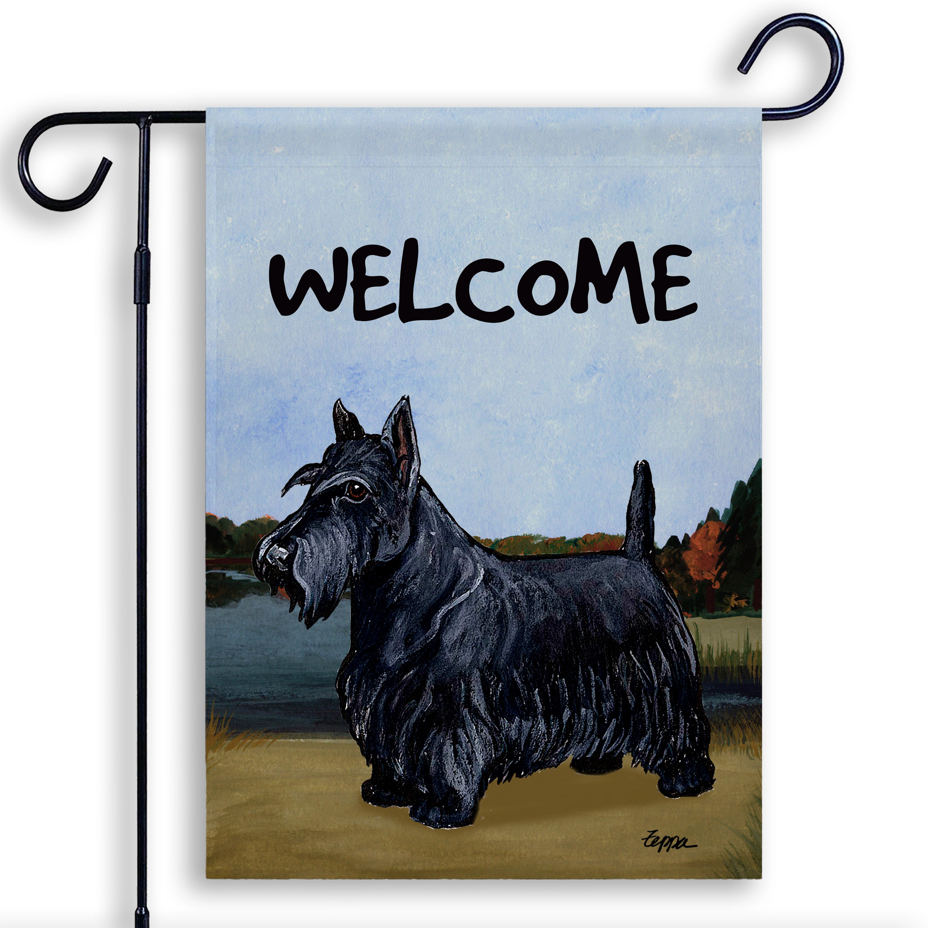 Scottish Terrier Garden Flag