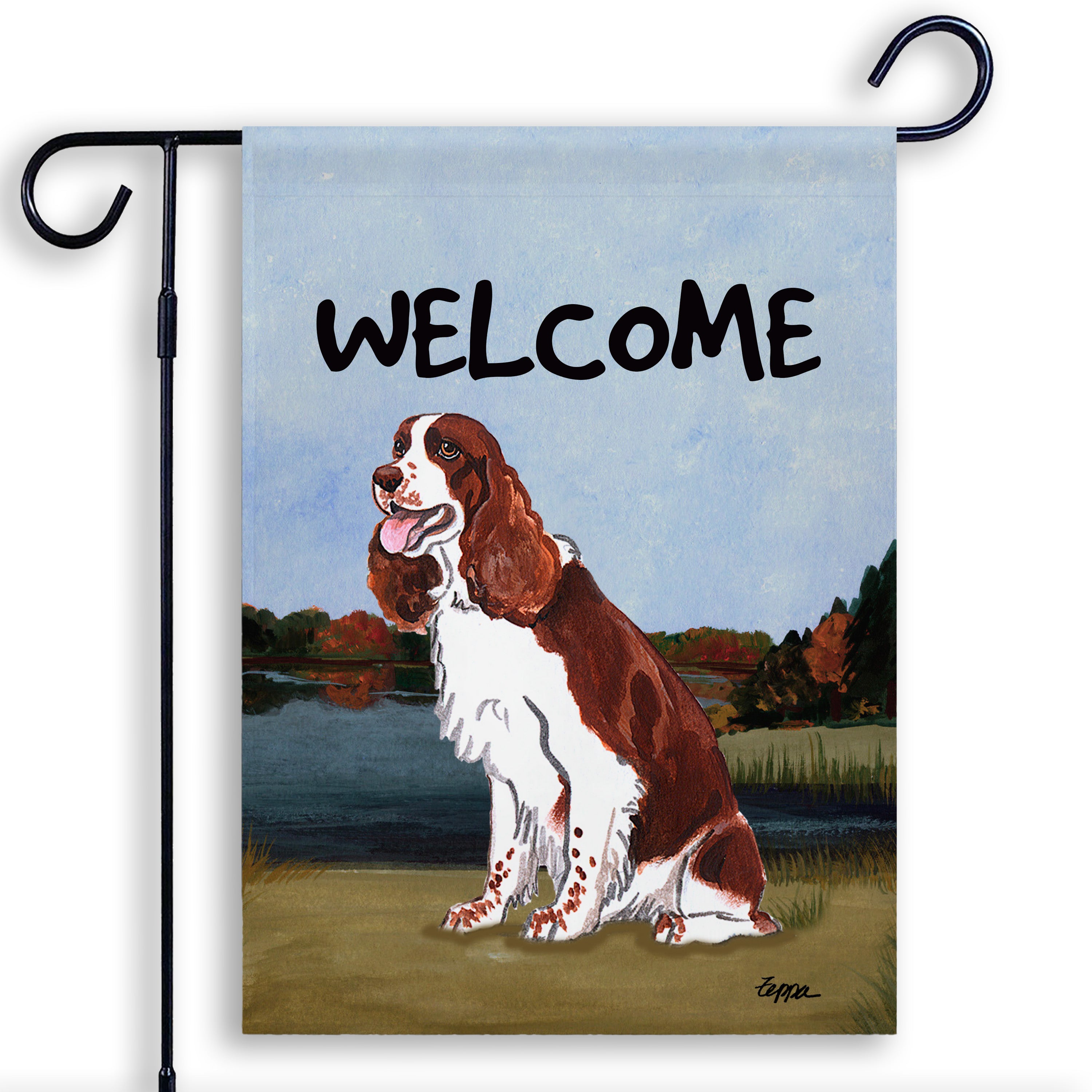 Springer Spaniel Garden Flag