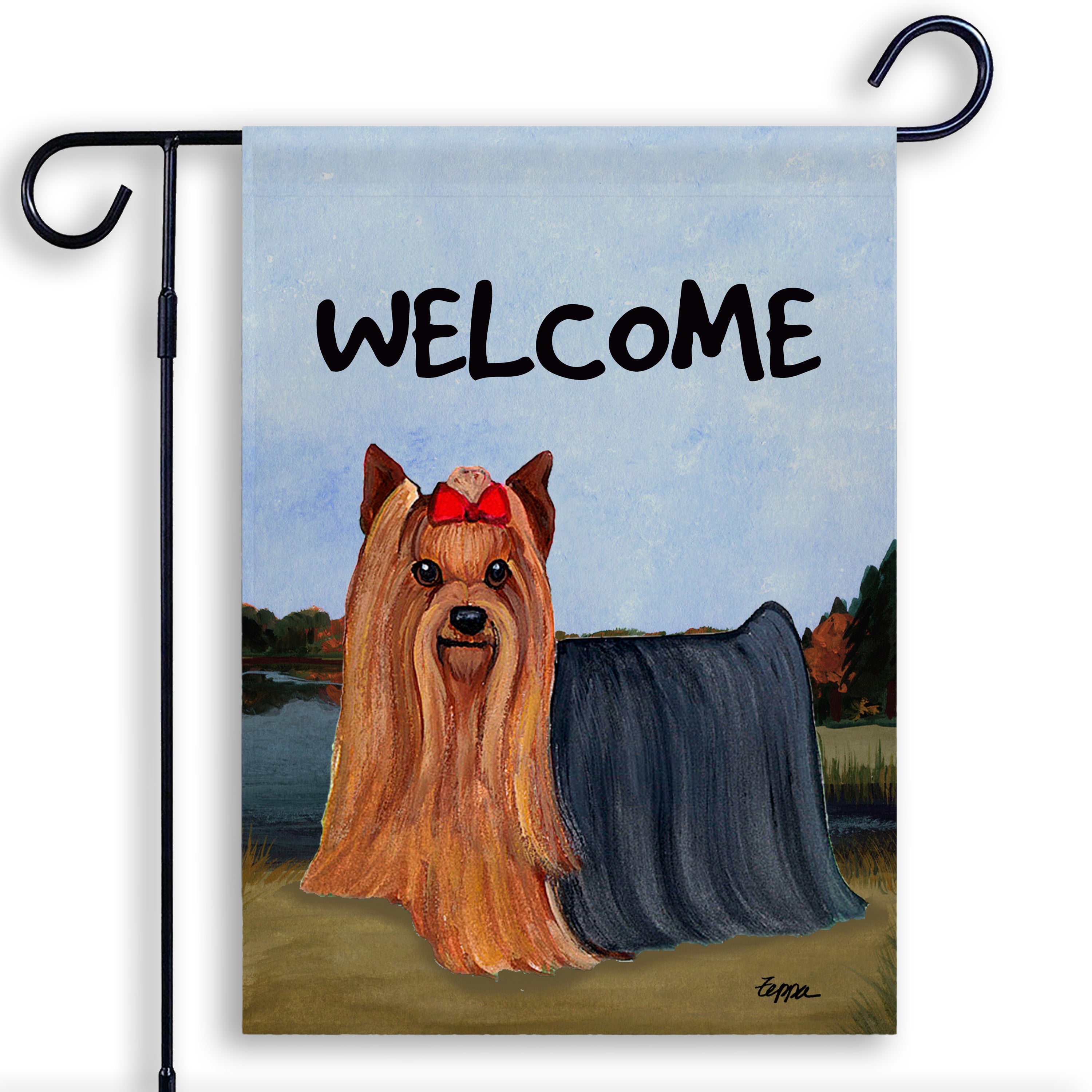 Yorkshire Terrier Garden Flag