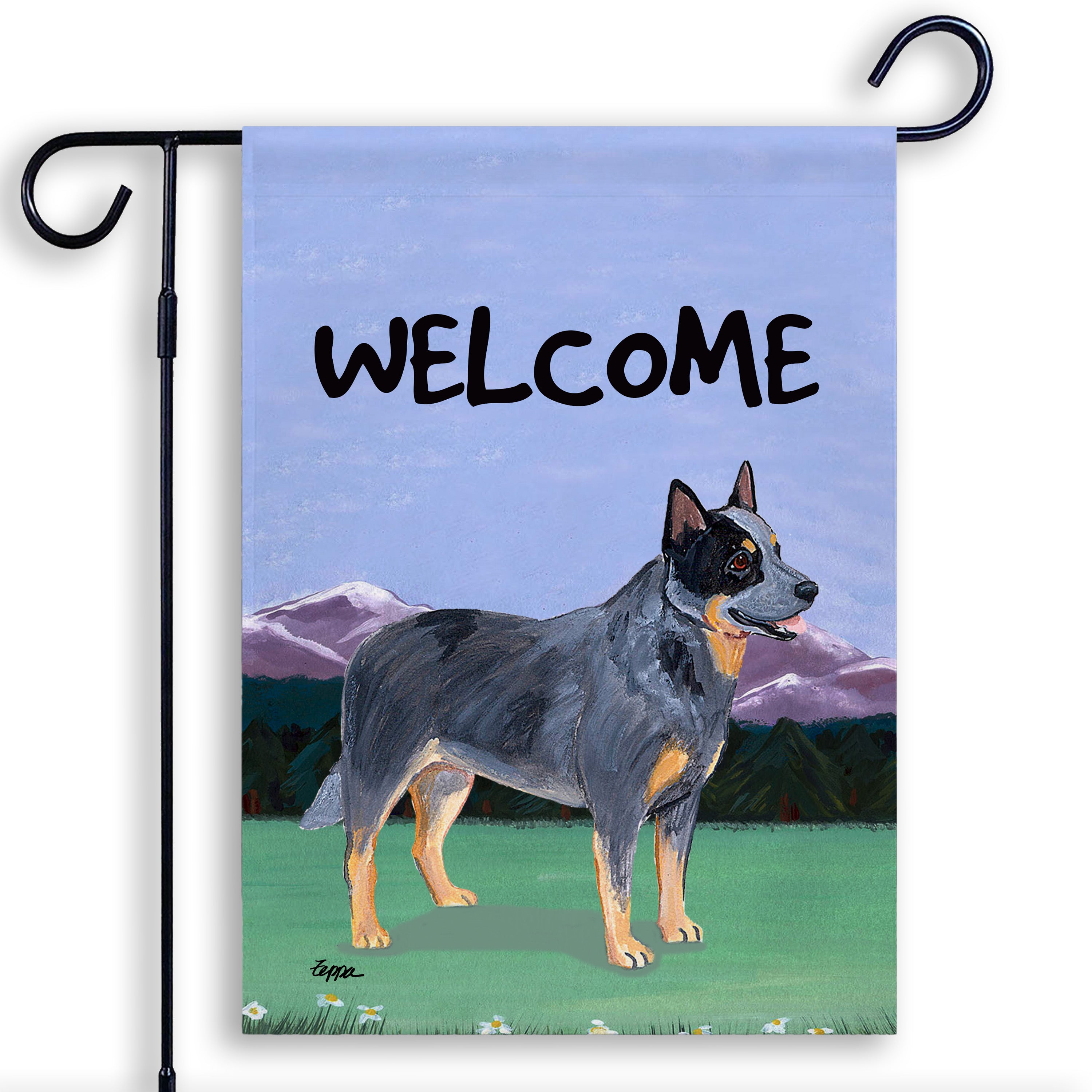 Australian Cattle Dog Garden Flag