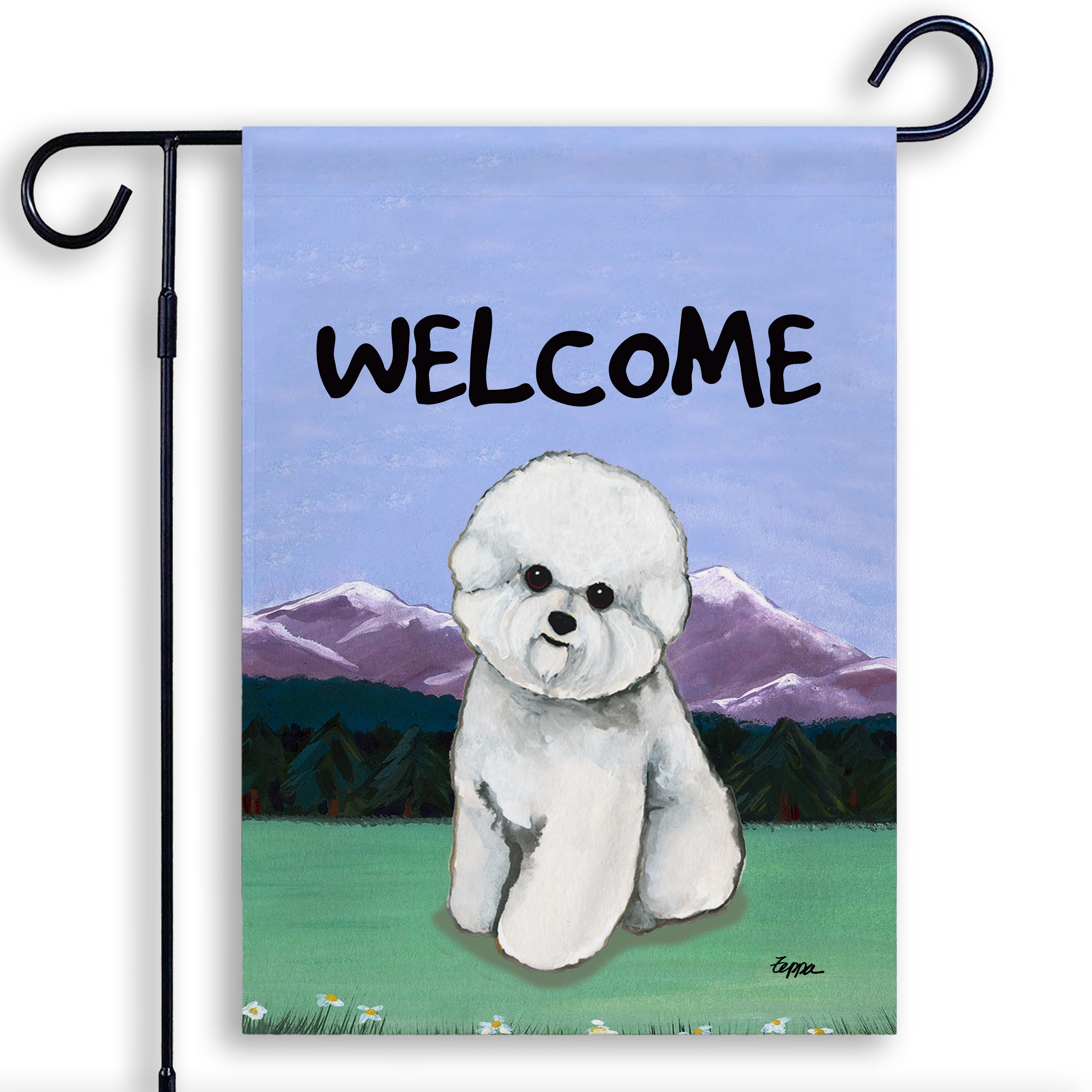 Bichon Frise Garden Flag