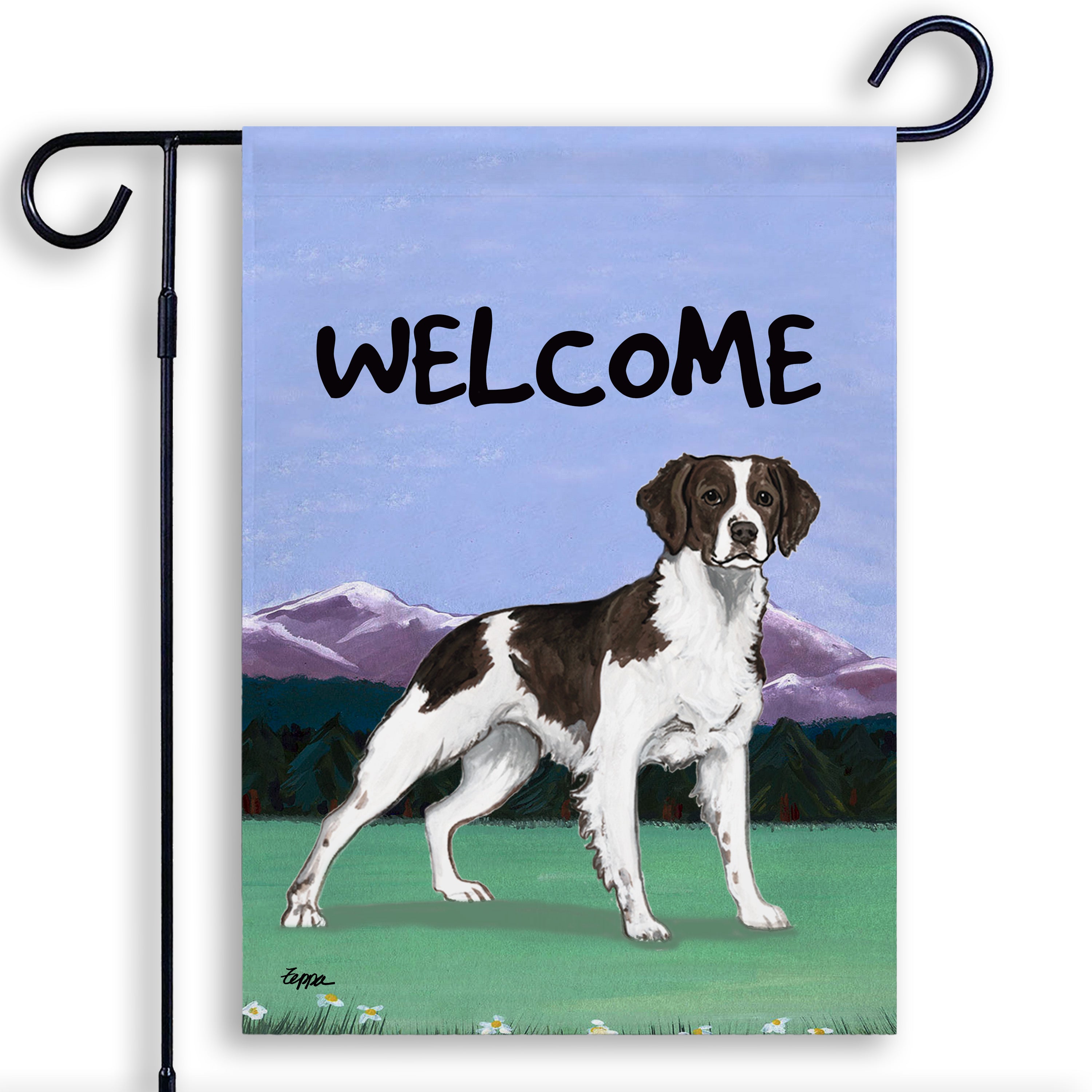 Brittany Liver  Garden Flag