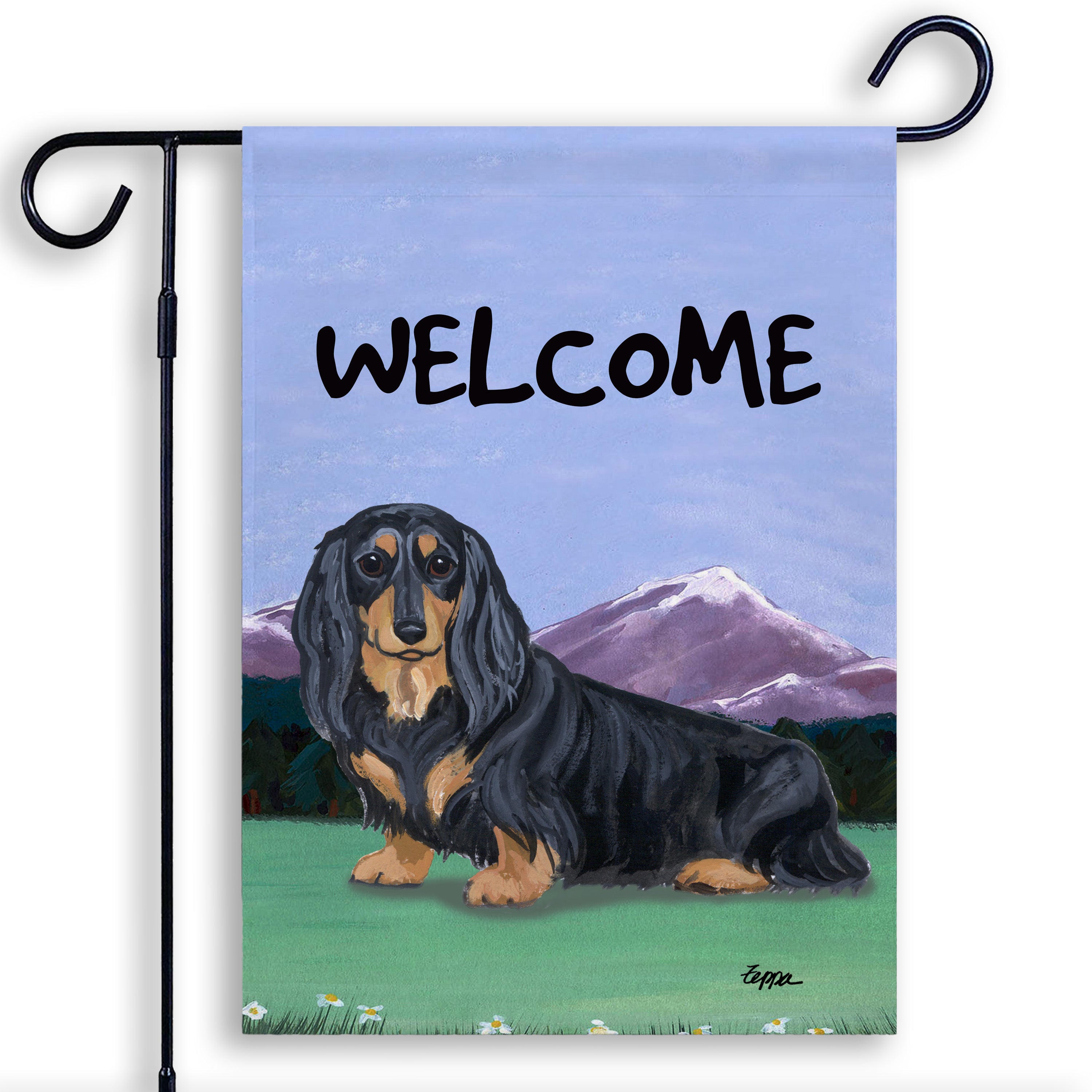 Dachshund Garden Flag