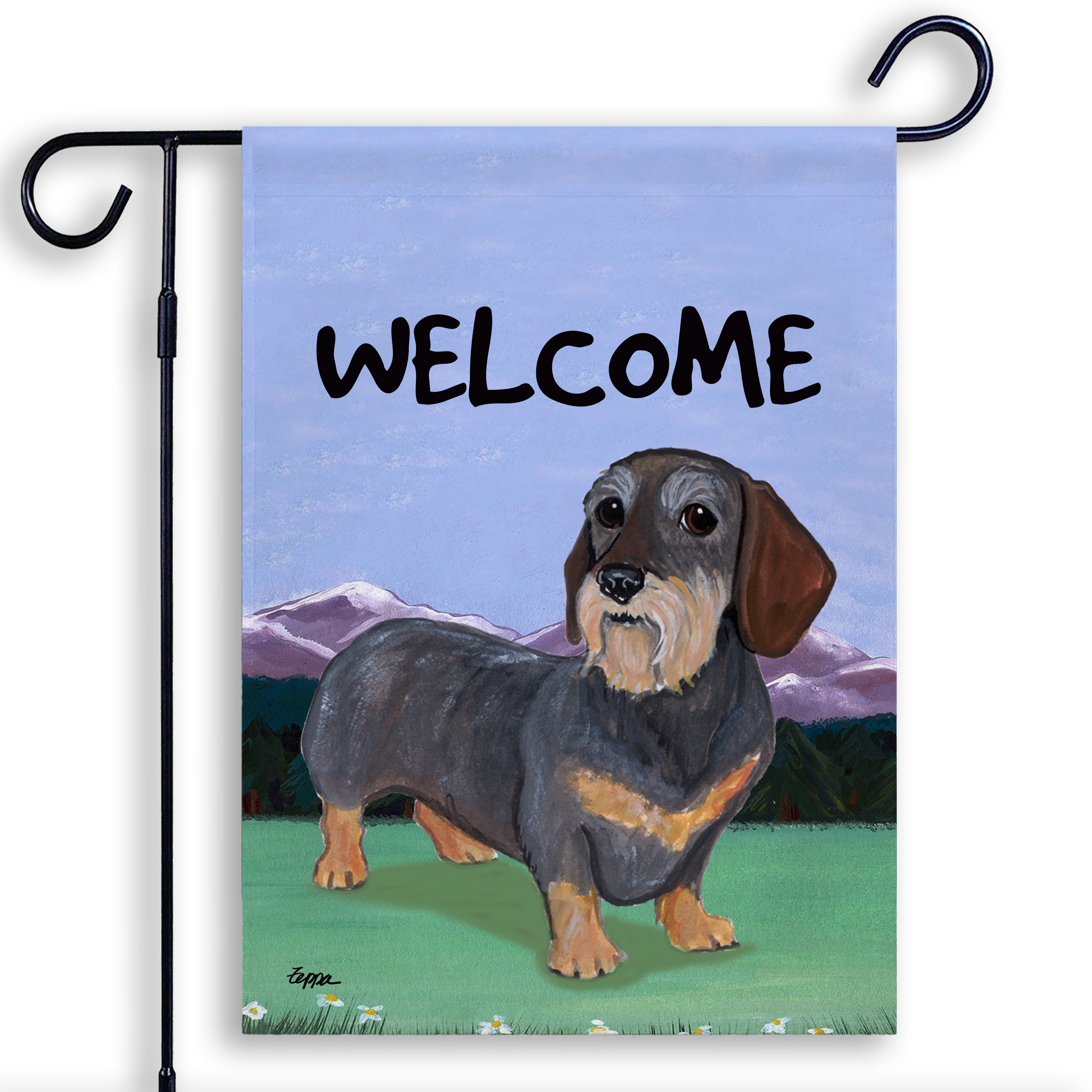 Dachshund Garden Flag