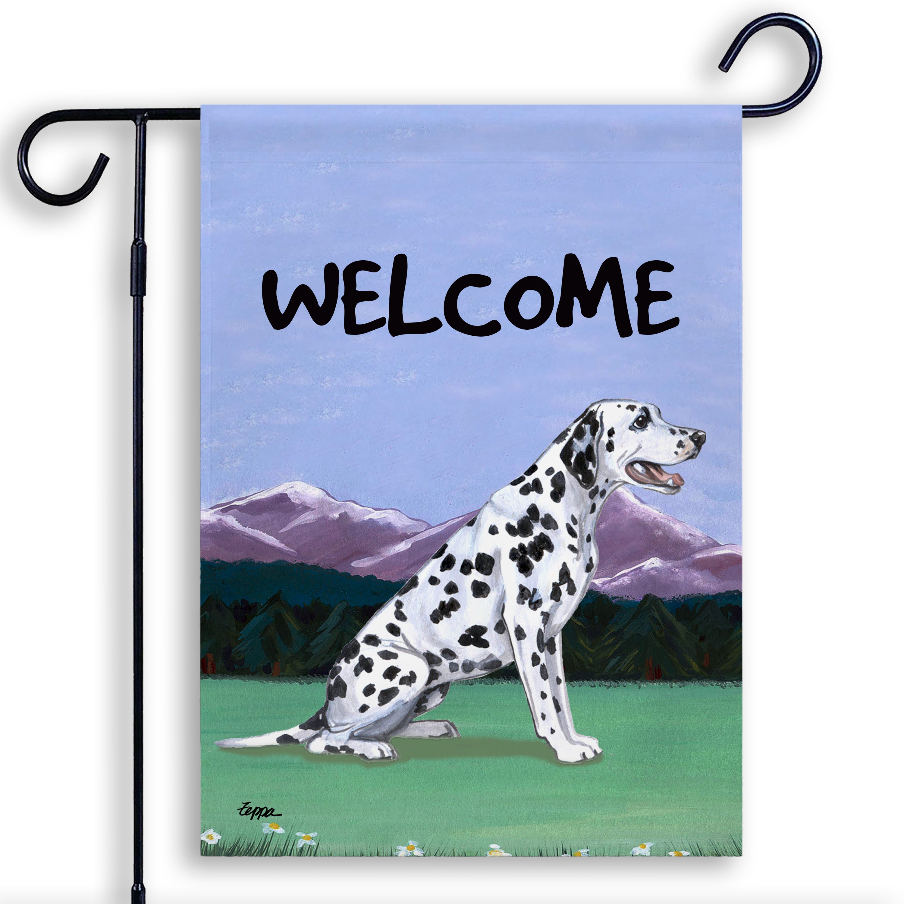Dalmatian Garden Flag