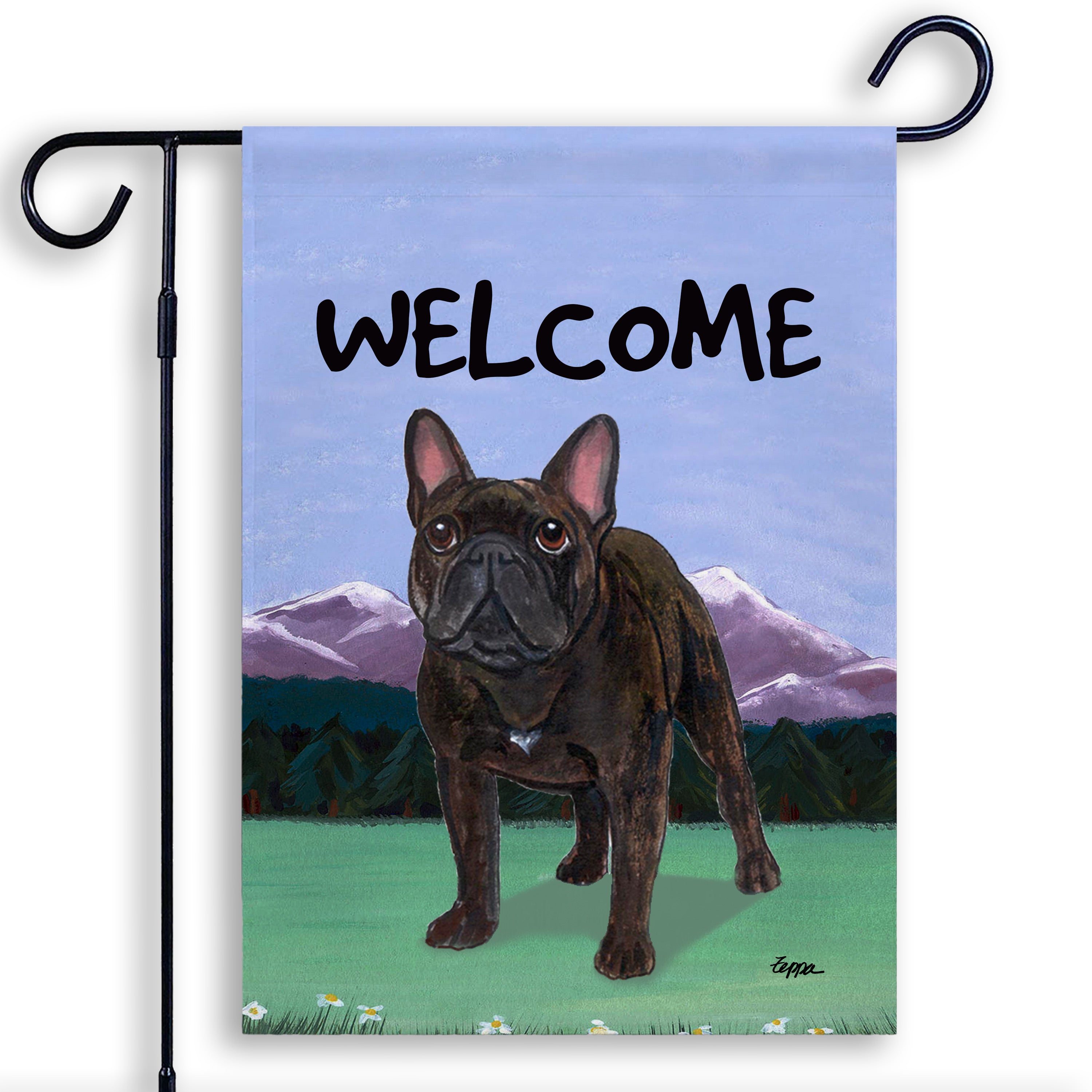 French Bulldog Garden Flag