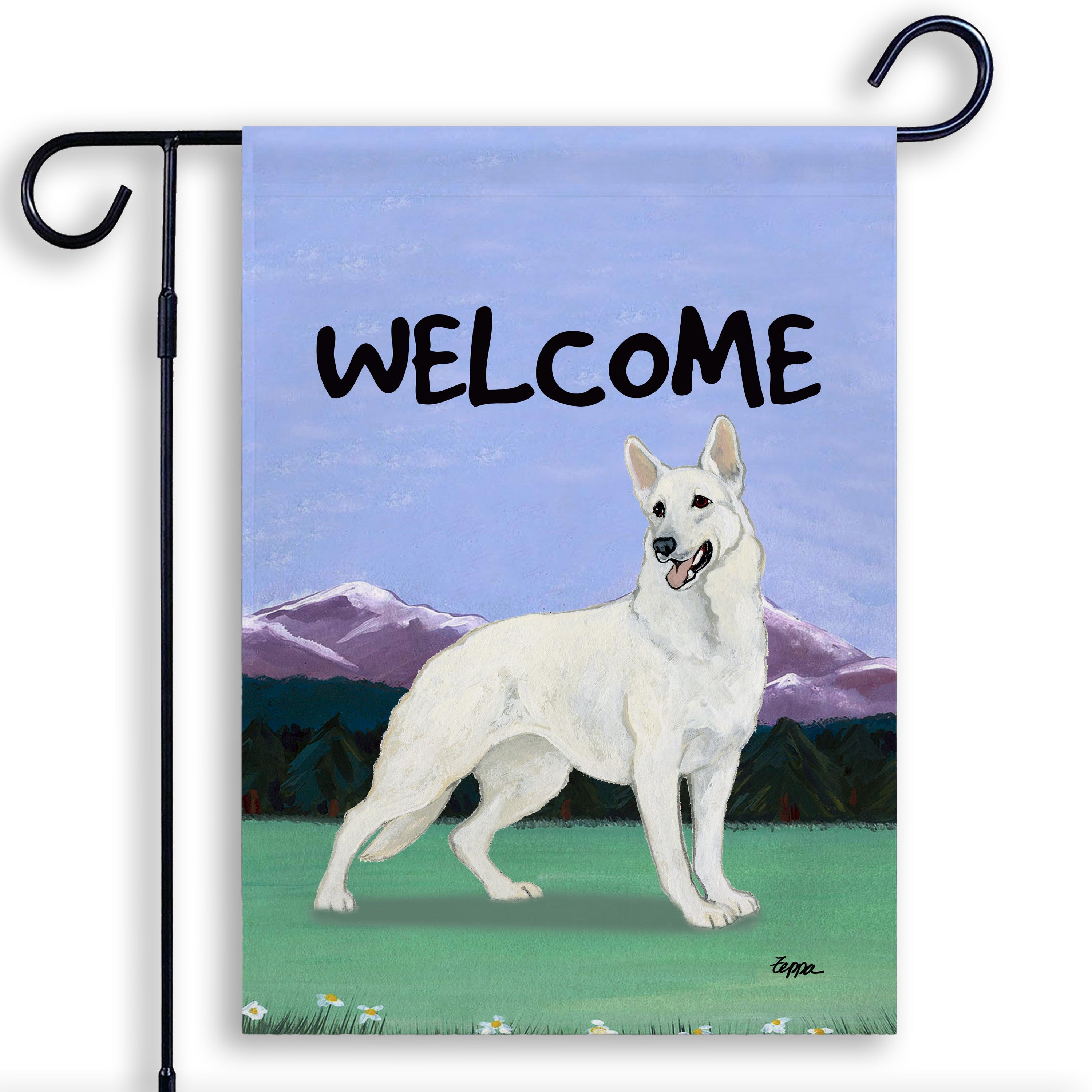 German Shepherd Garden Flag