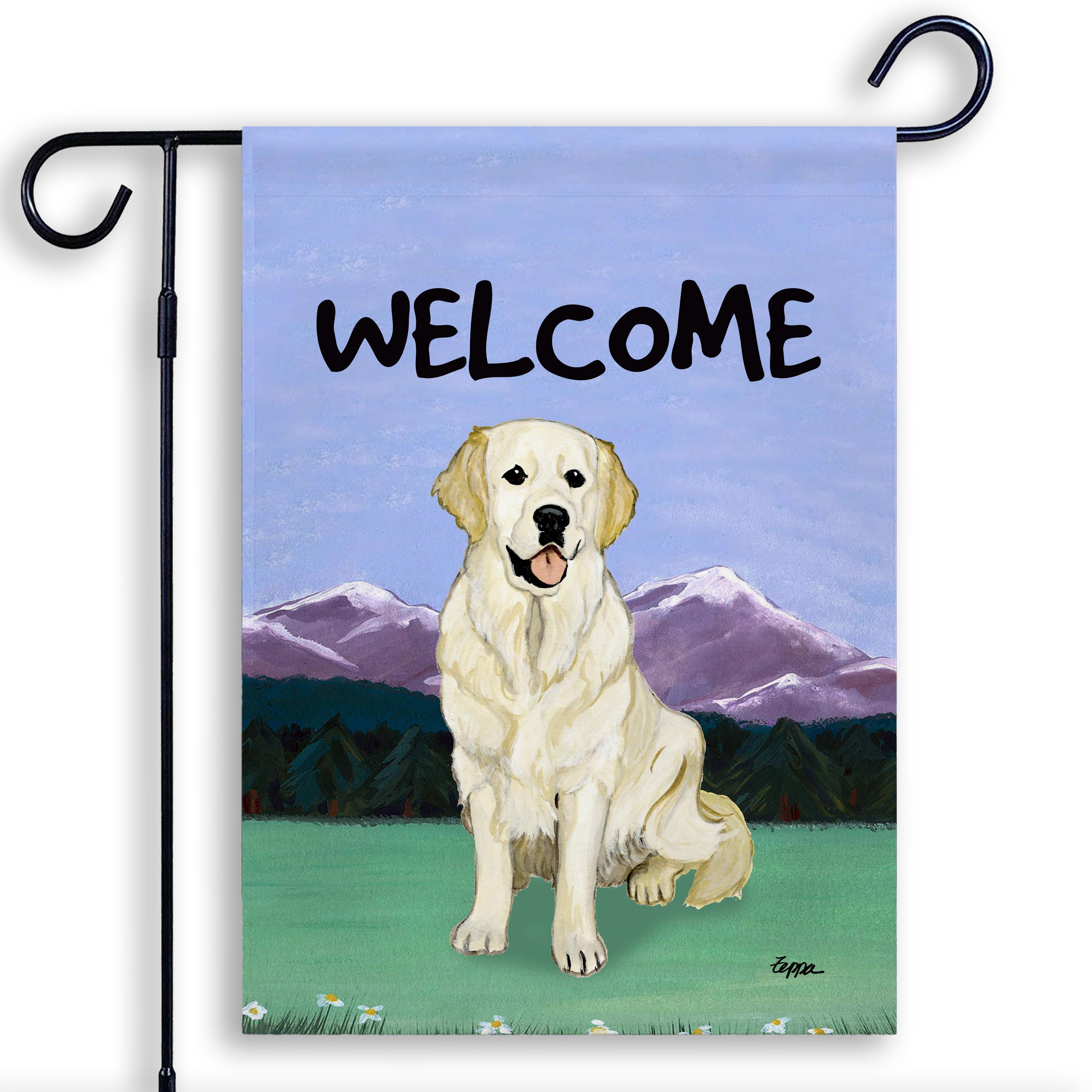 Golden Retriever Garden Flag