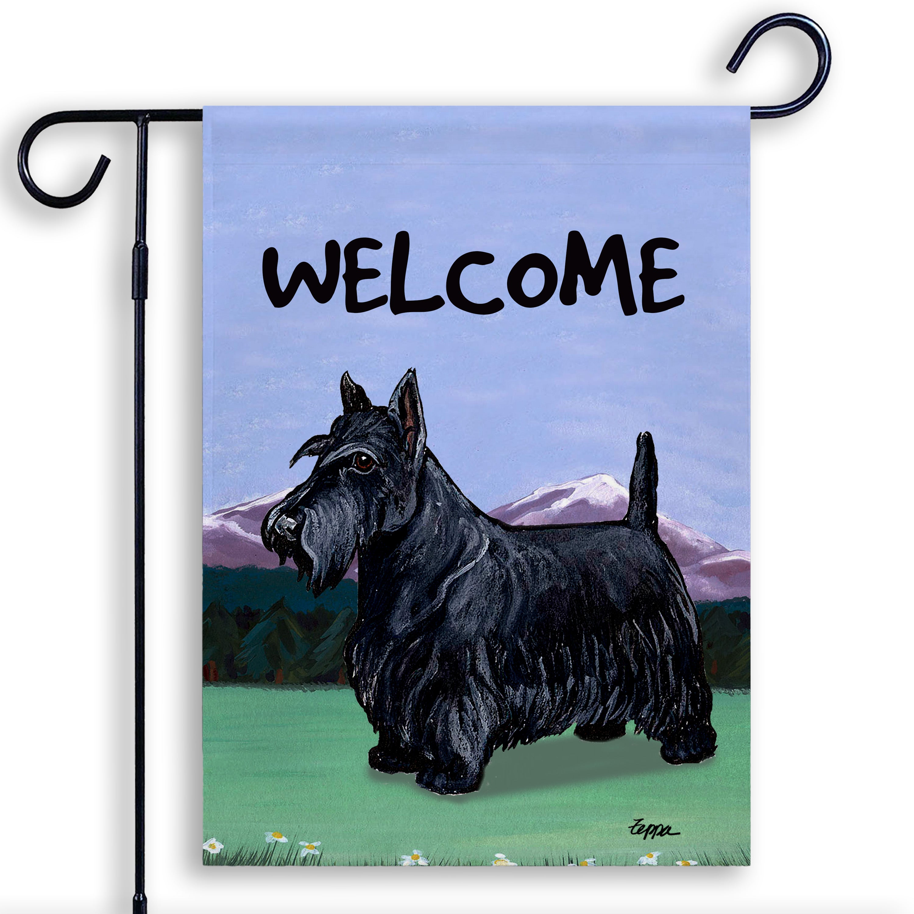 Scottish Terrier Garden Flag