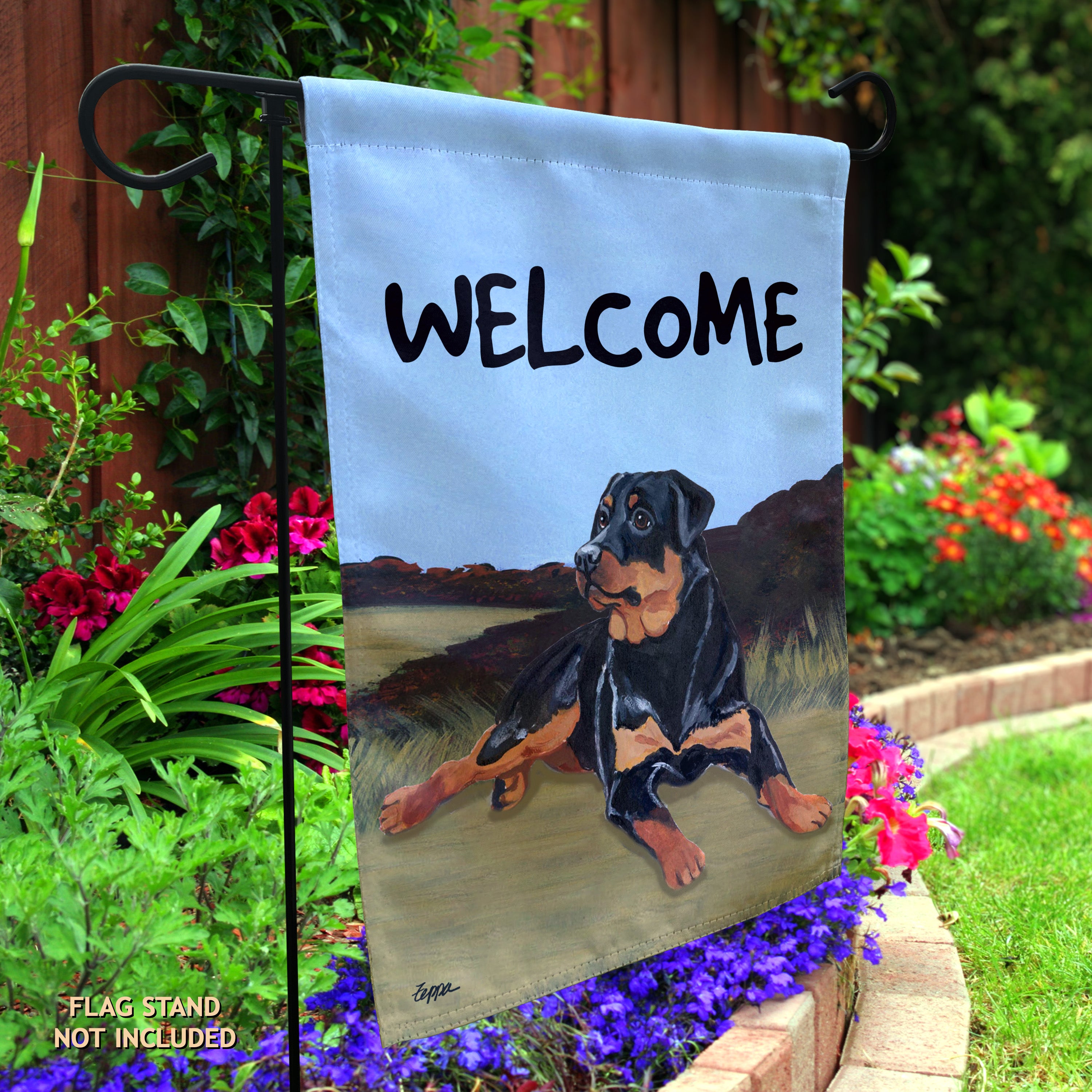 Rottweiler Garden Flag