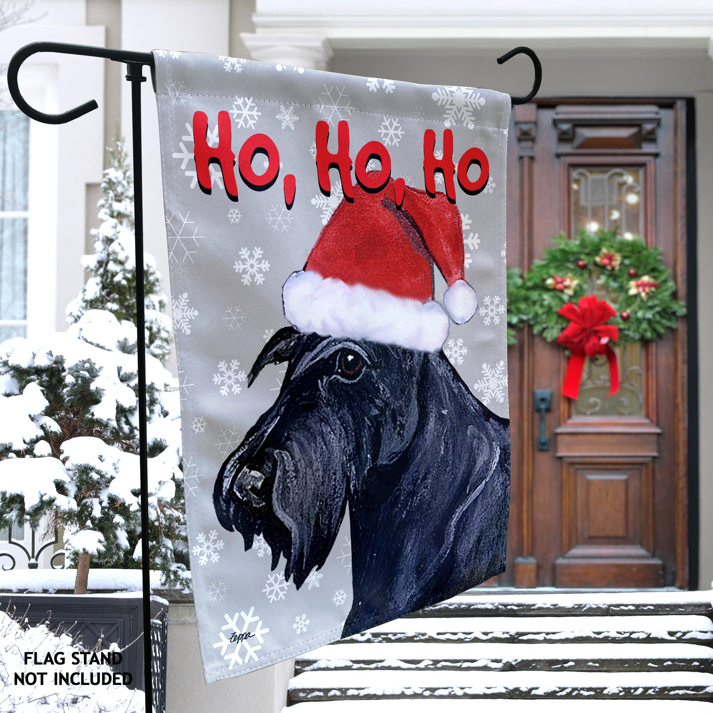 Scottish Terrier Christmas Garden Flag