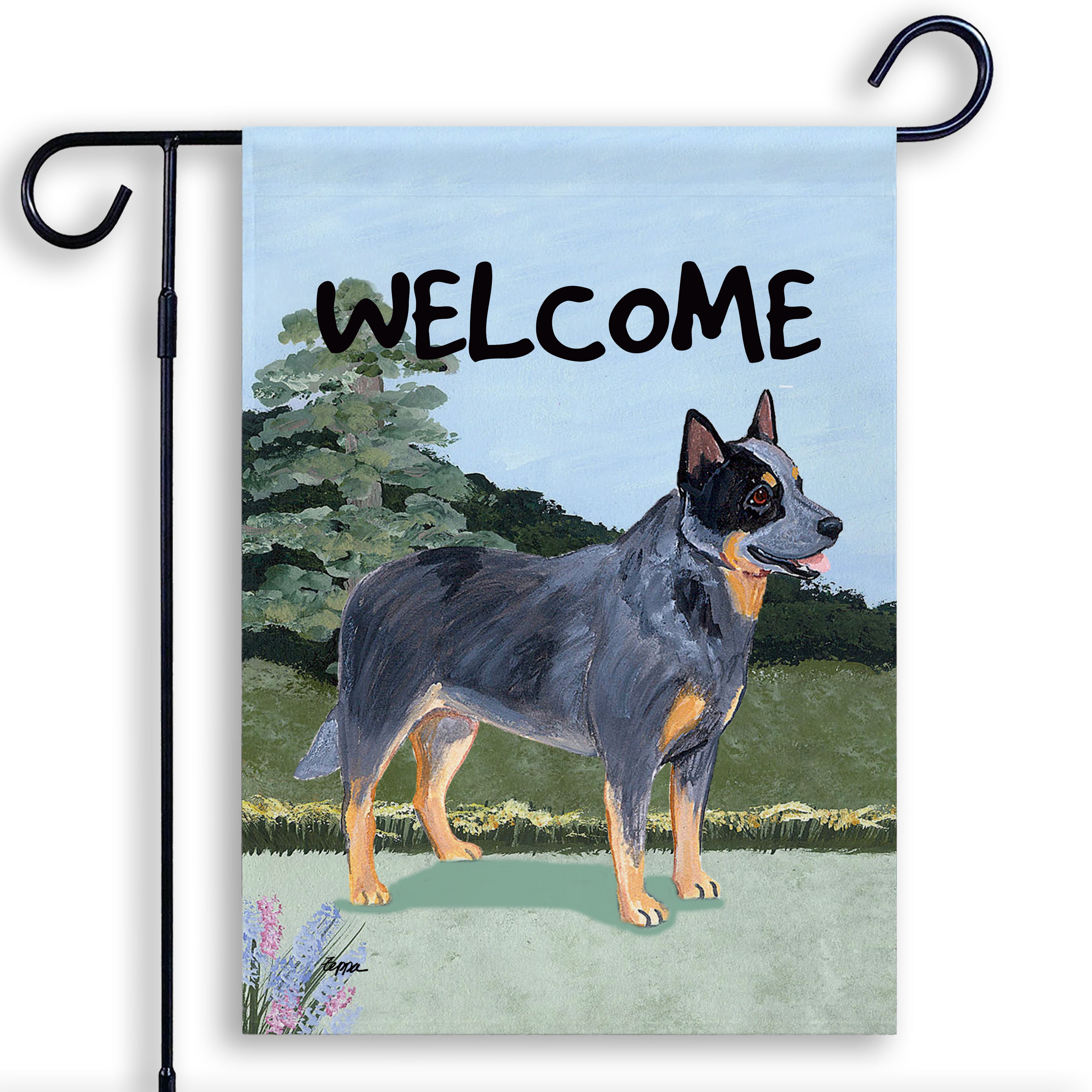 Australian Cattle Dog Garden Flag