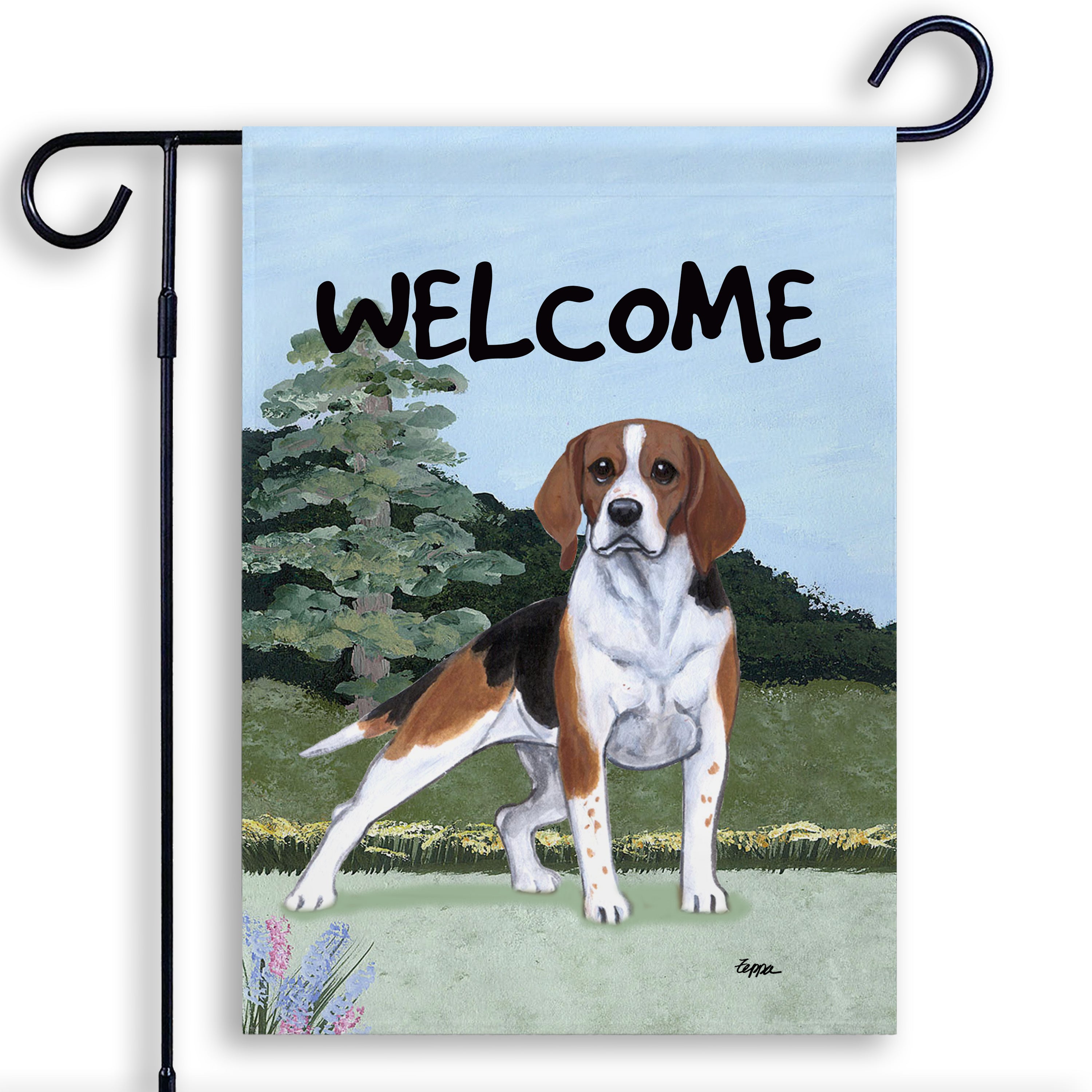 Beagle Garden Flag