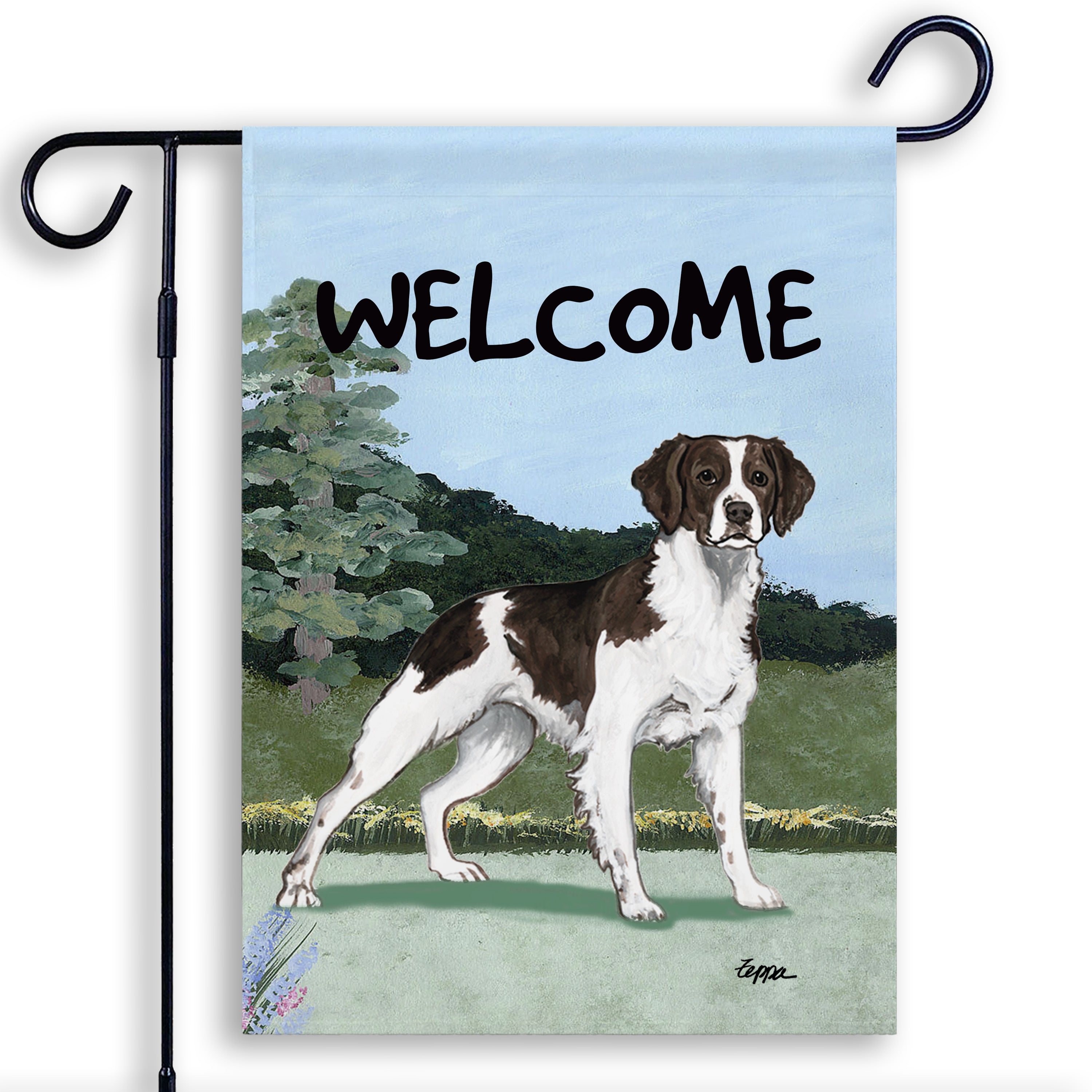 Brittany Liver  Garden Flag