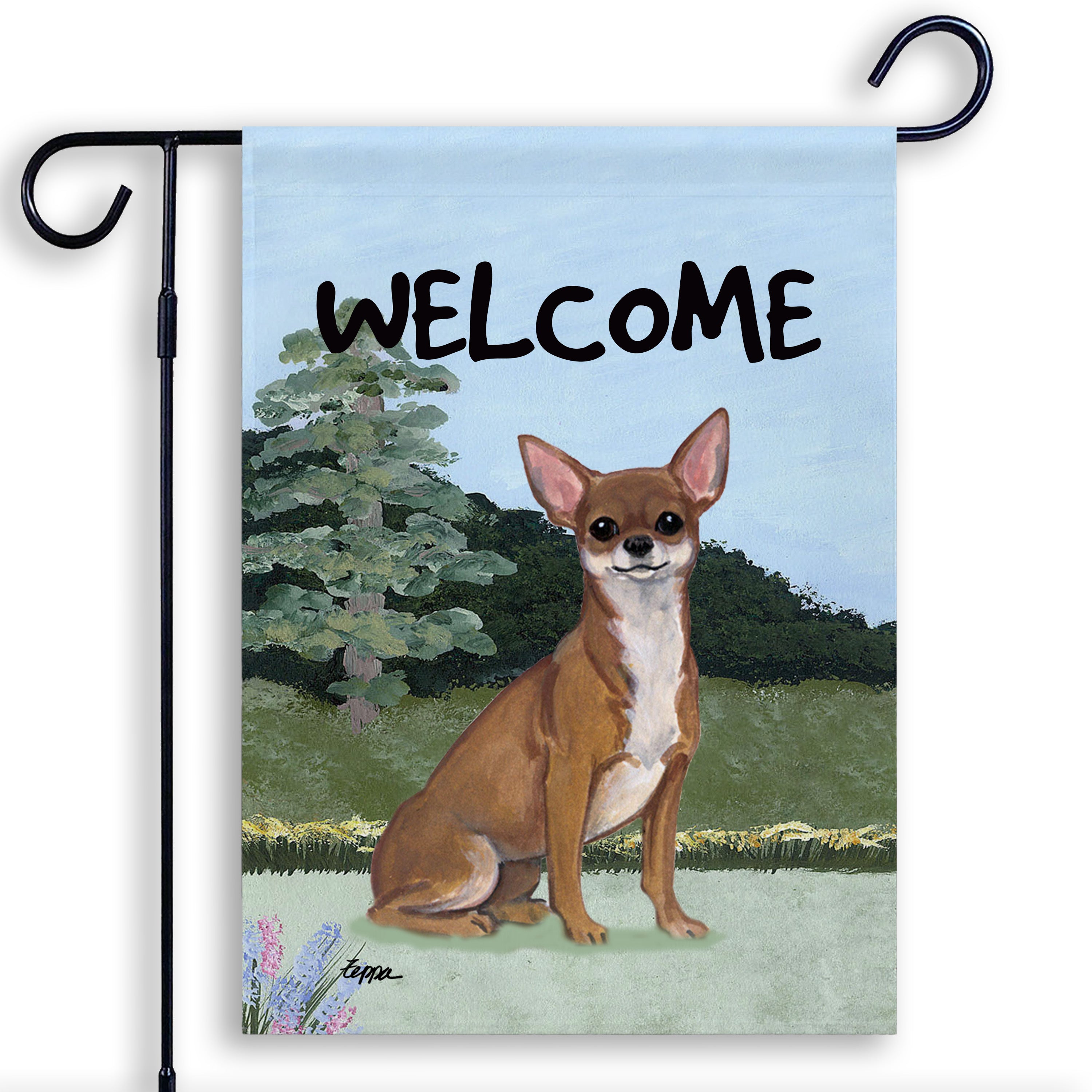 Chihuahua Garden Flag