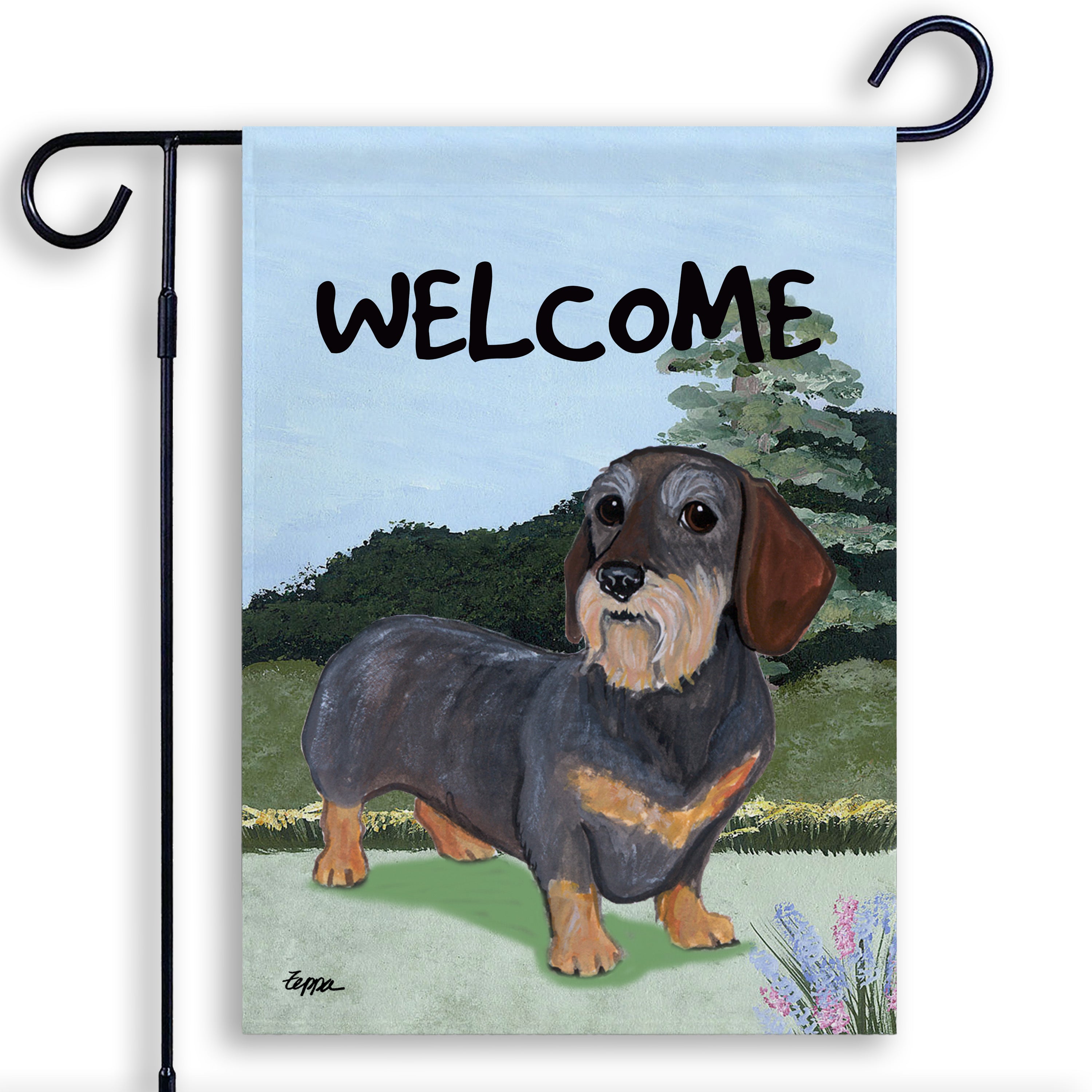 Dachshund Garden Flag