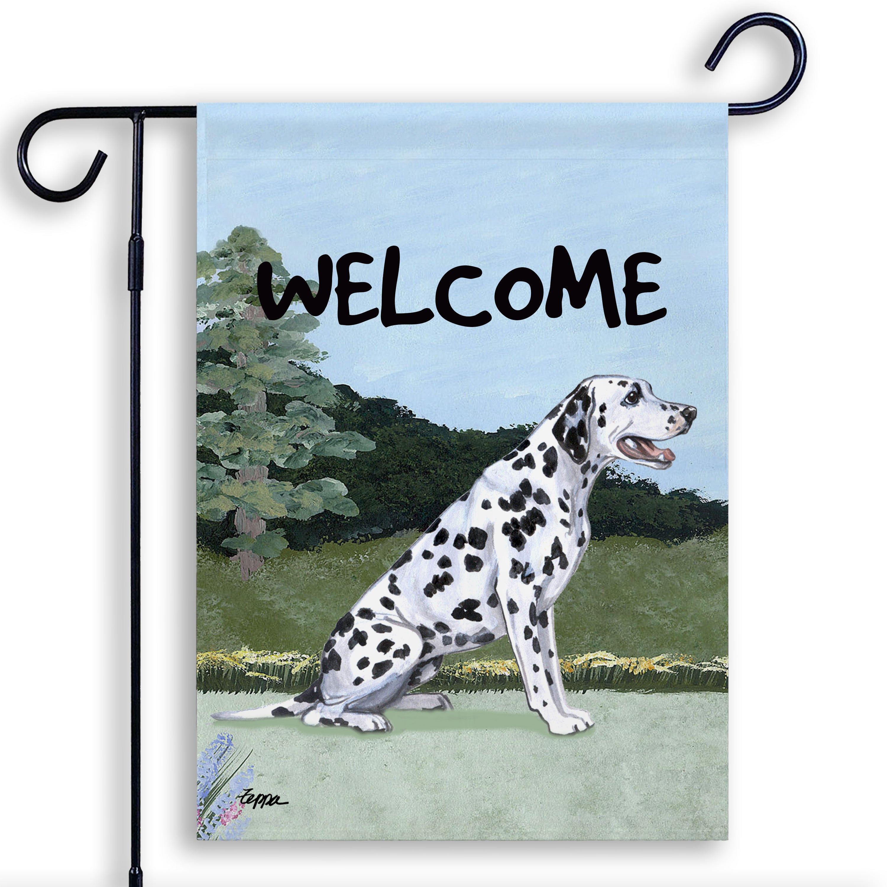Dalmatian Garden Flag