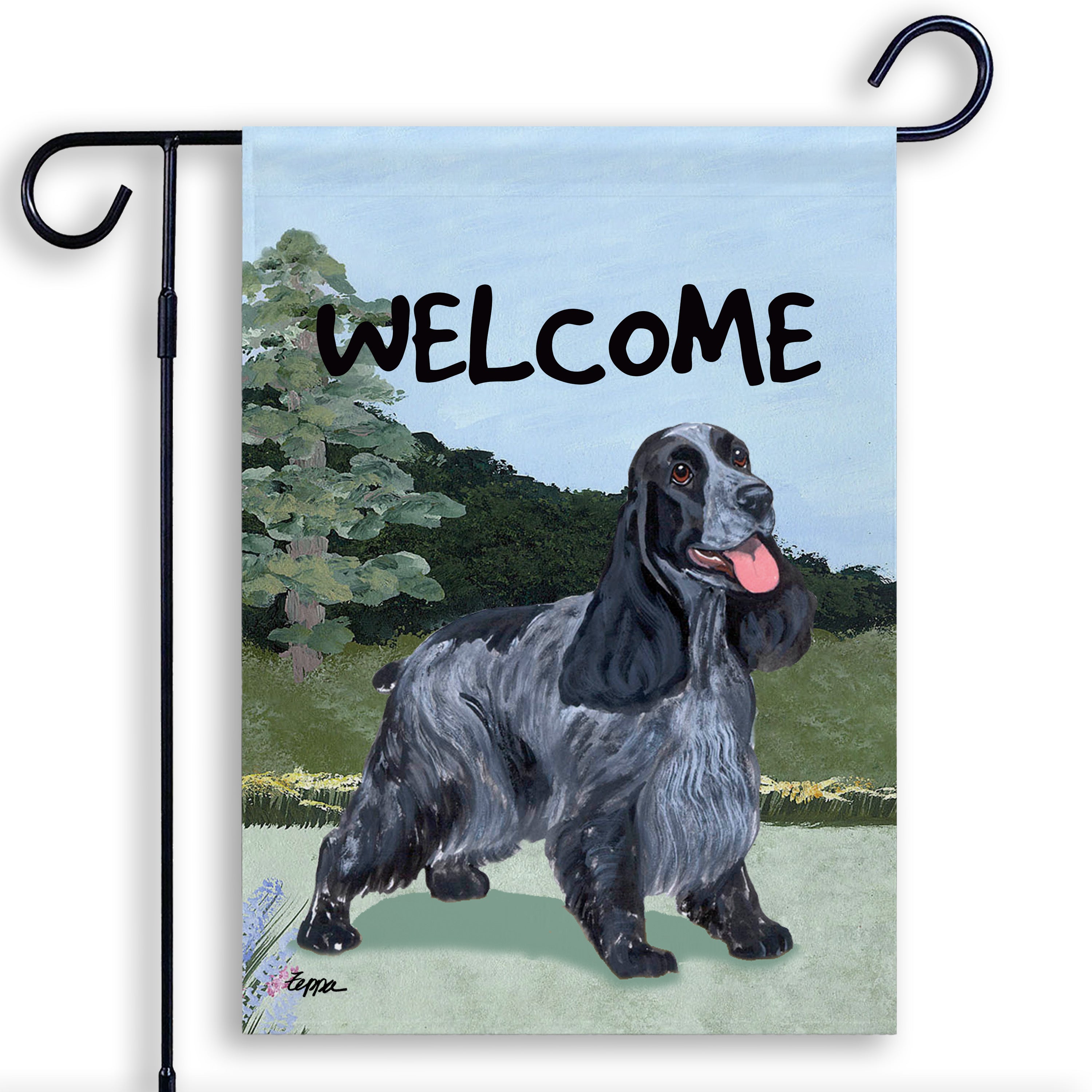 English Cocker Spaniel  Garden Flag