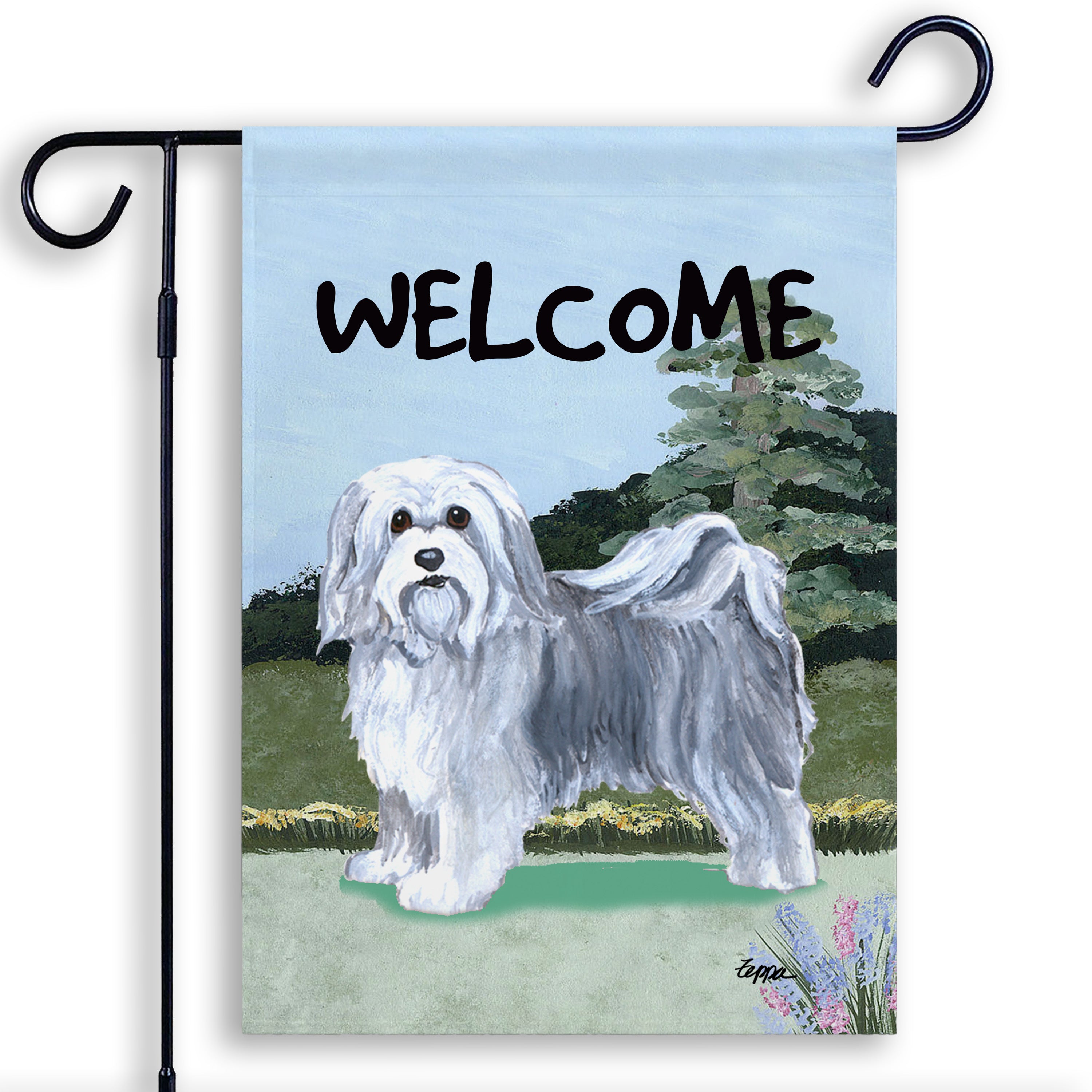 Havanese Garden Flag