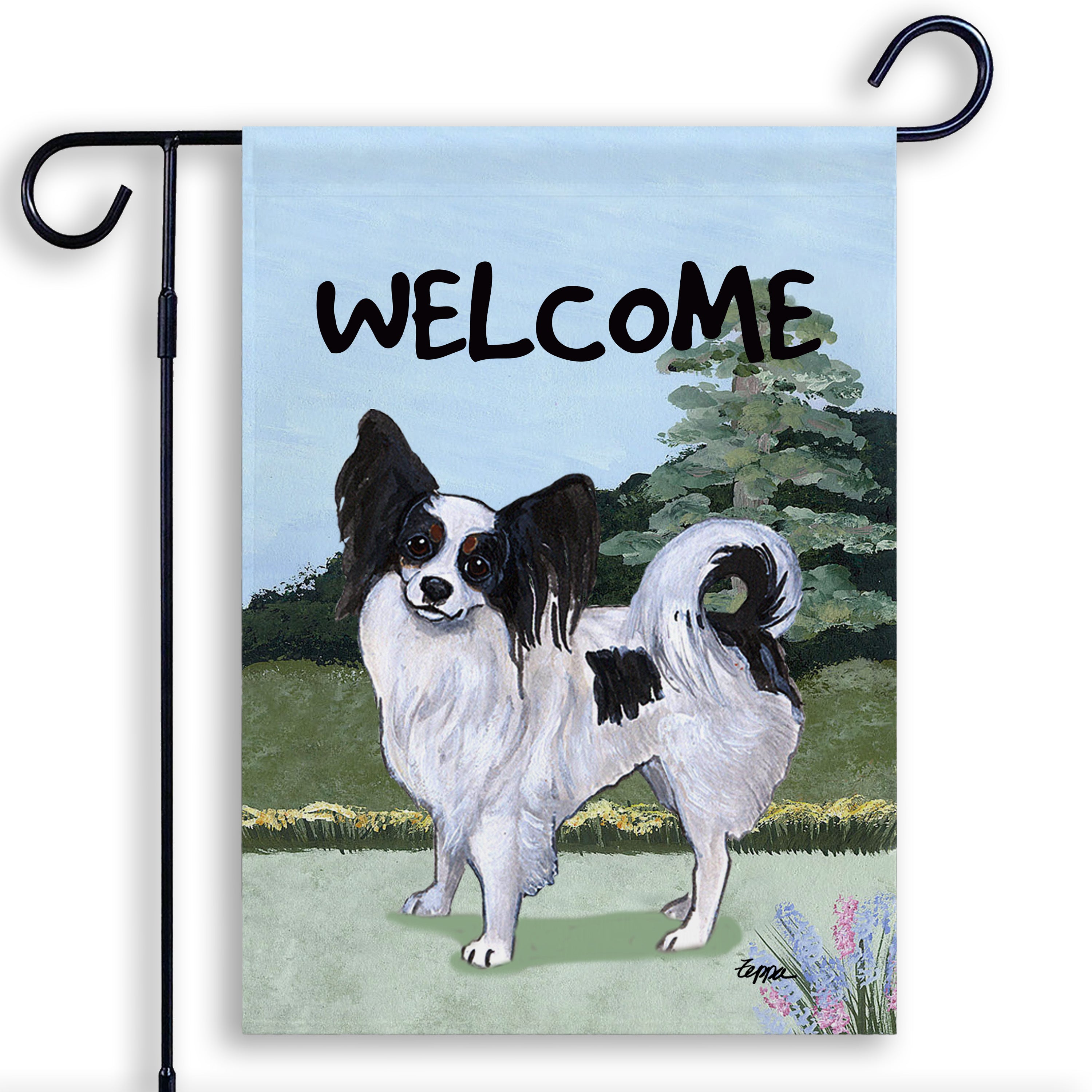 Papillon Garden Flag