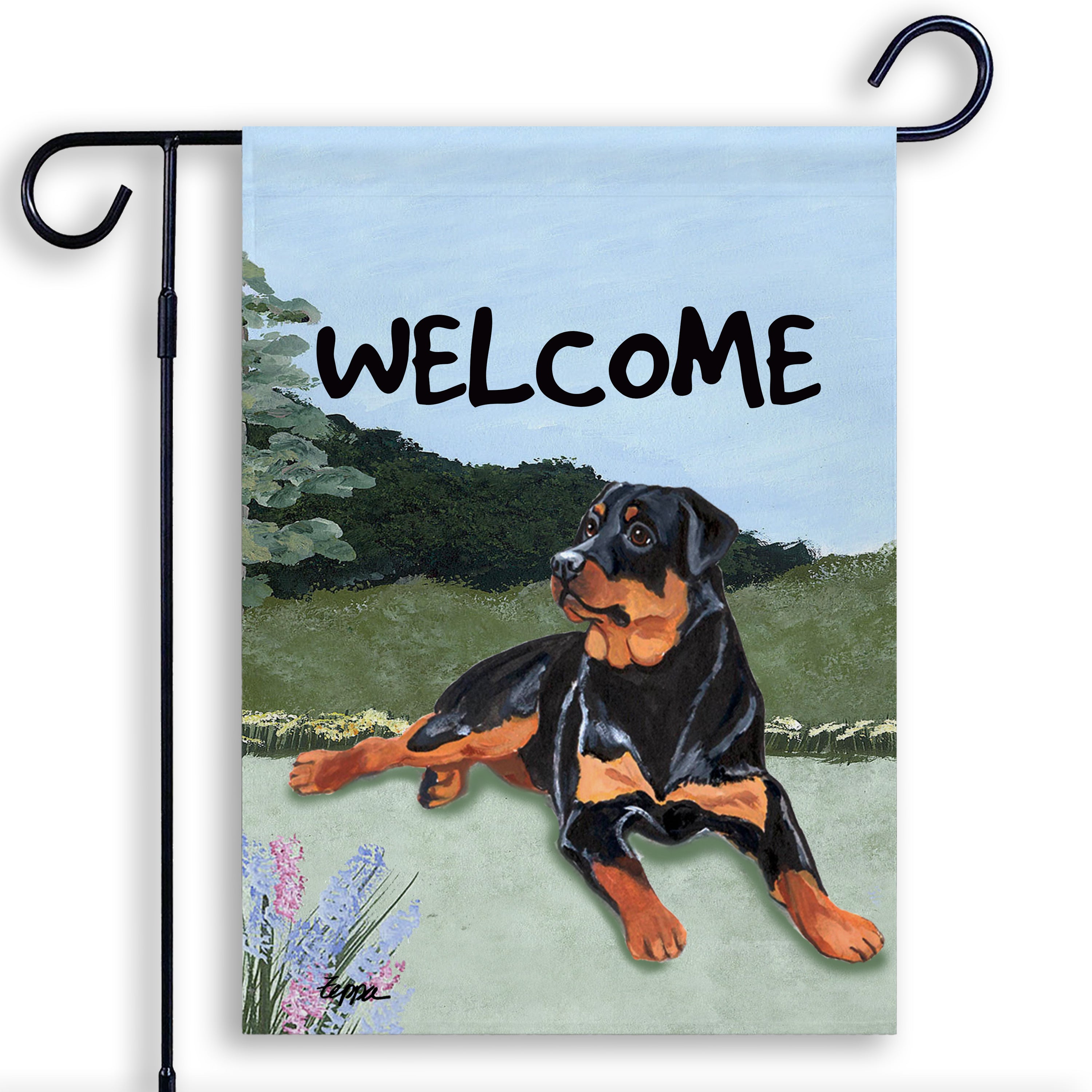 Rottweiler Garden Flag