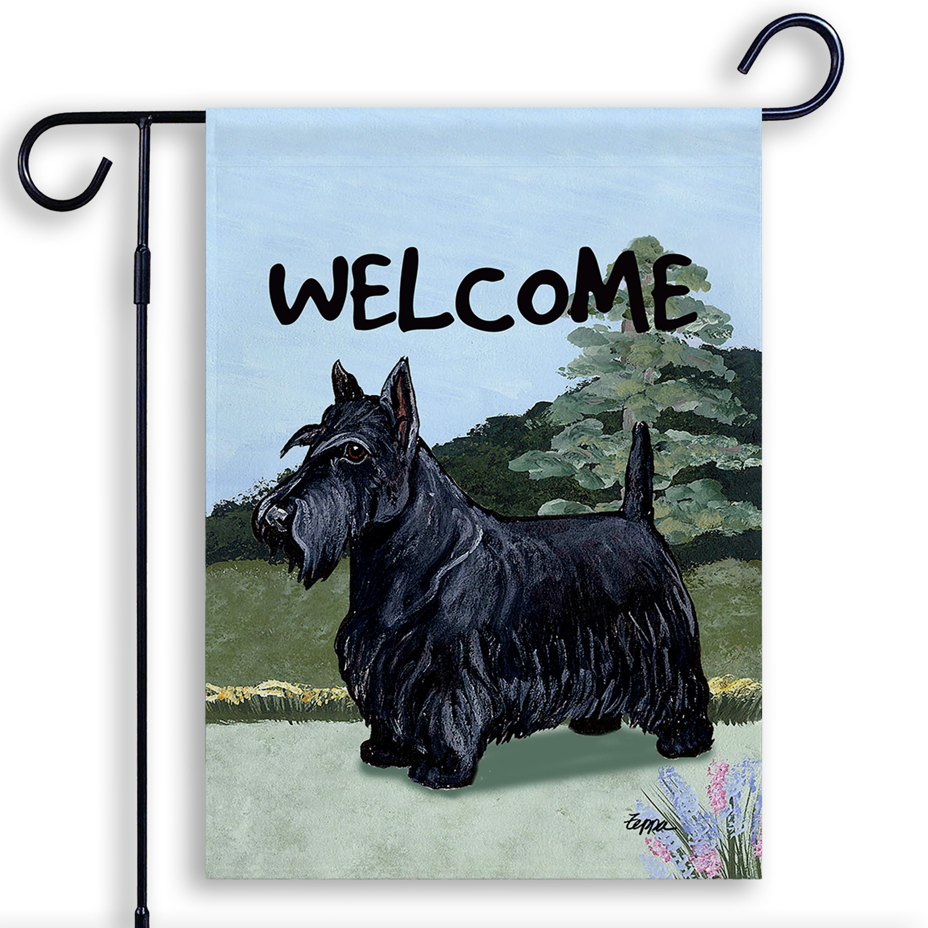 Scottish Terrier Garden Flag