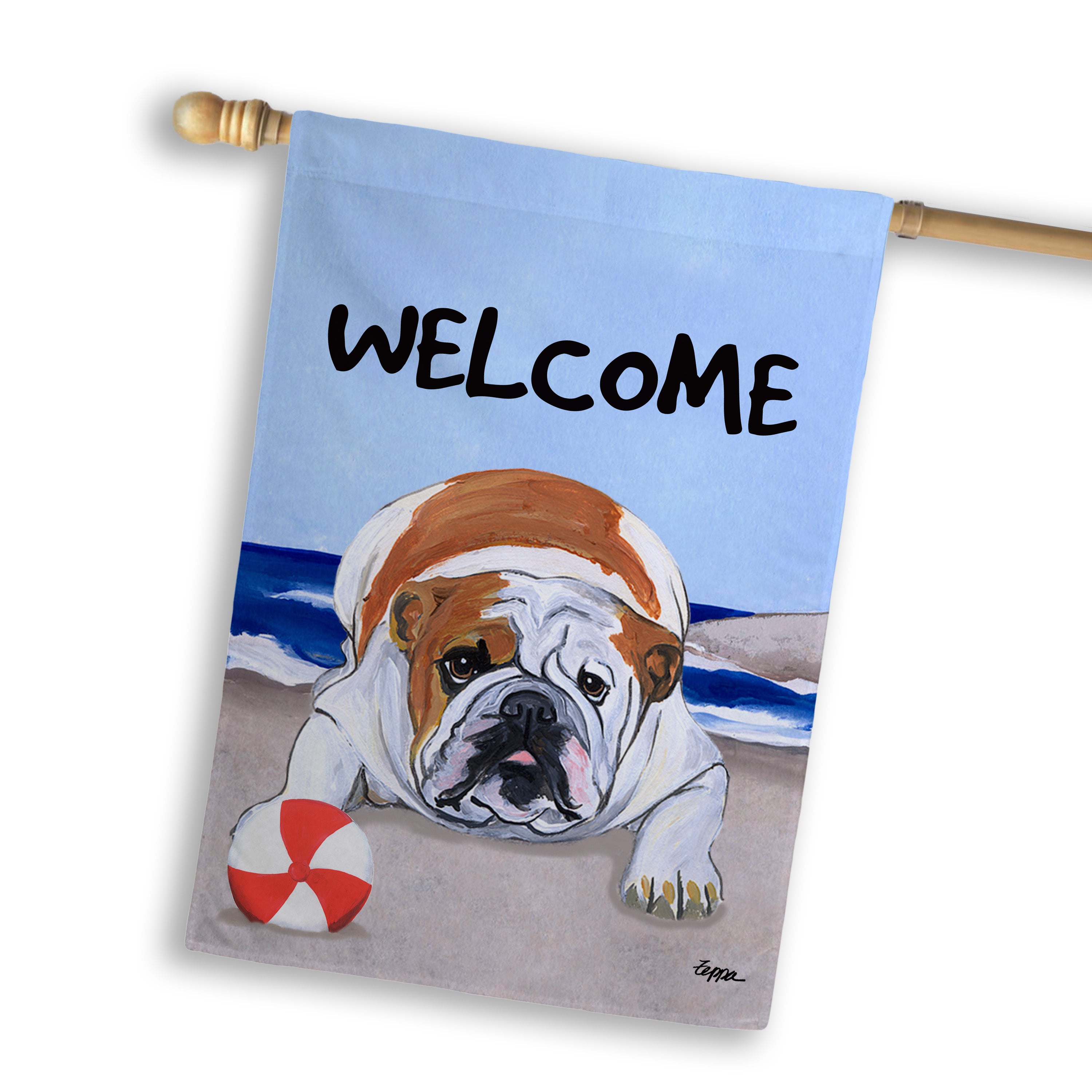 English Bulldog House Flag