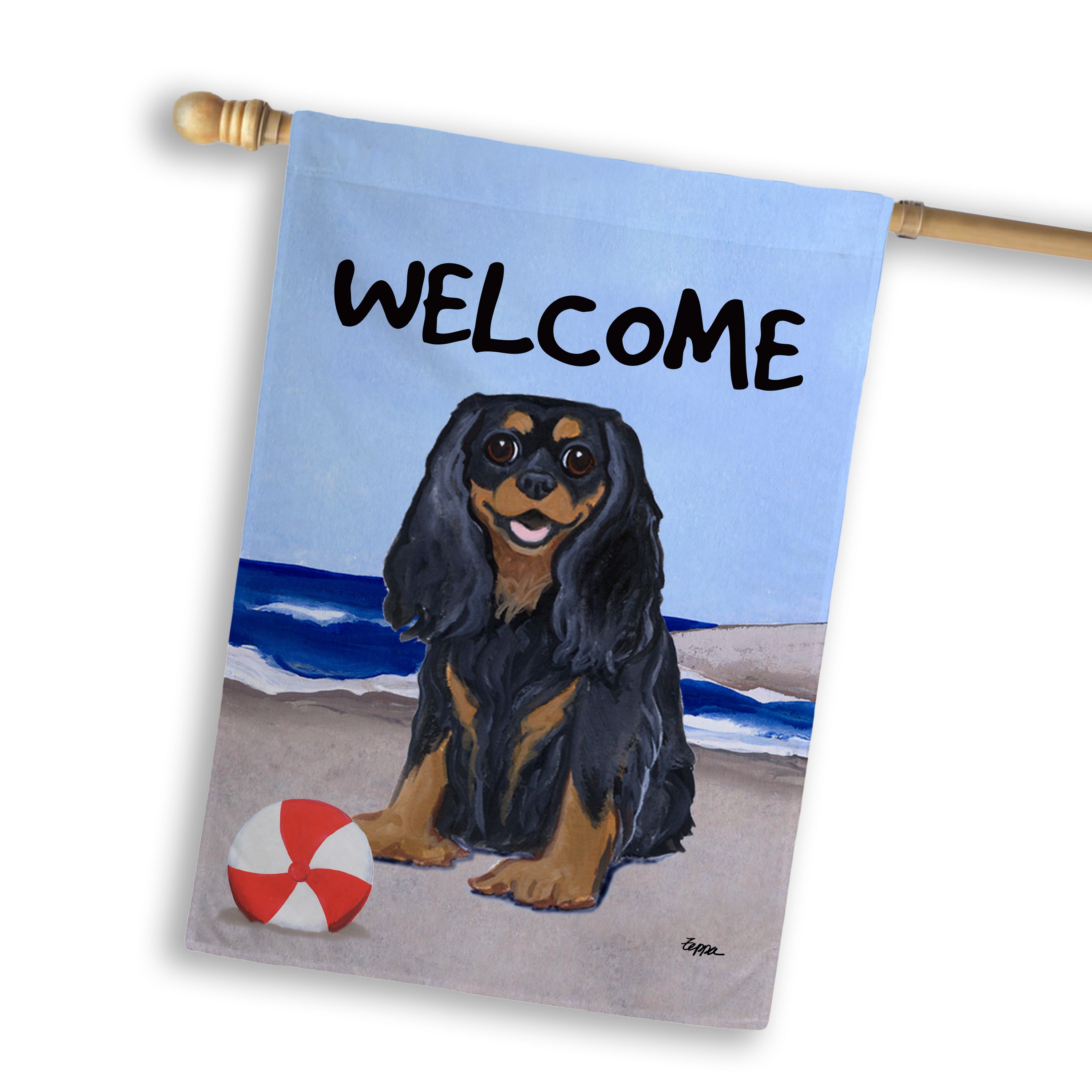 Cavalier King Charles Spaniel House Flag
