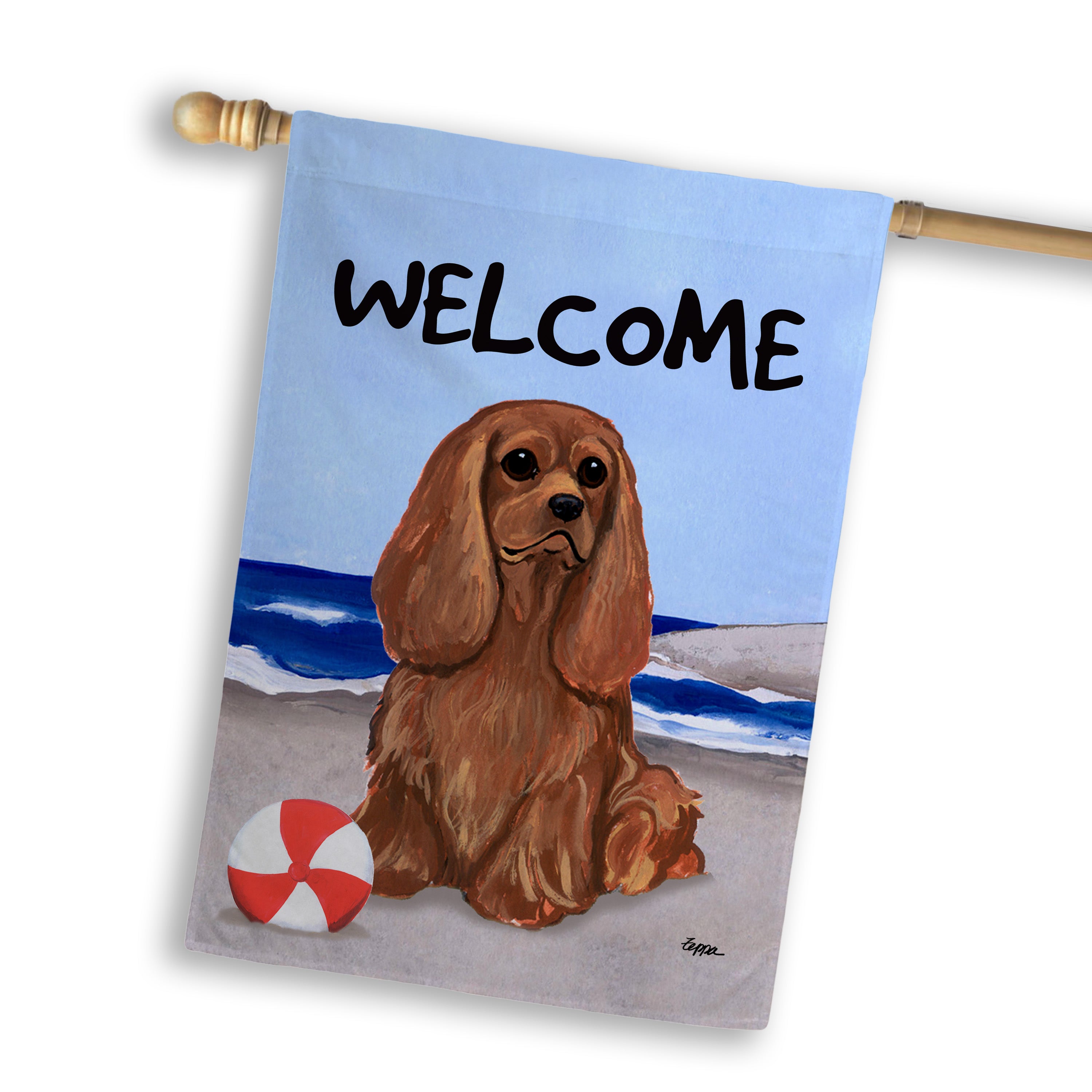 Cavalier King Charles Spaniel House Flag