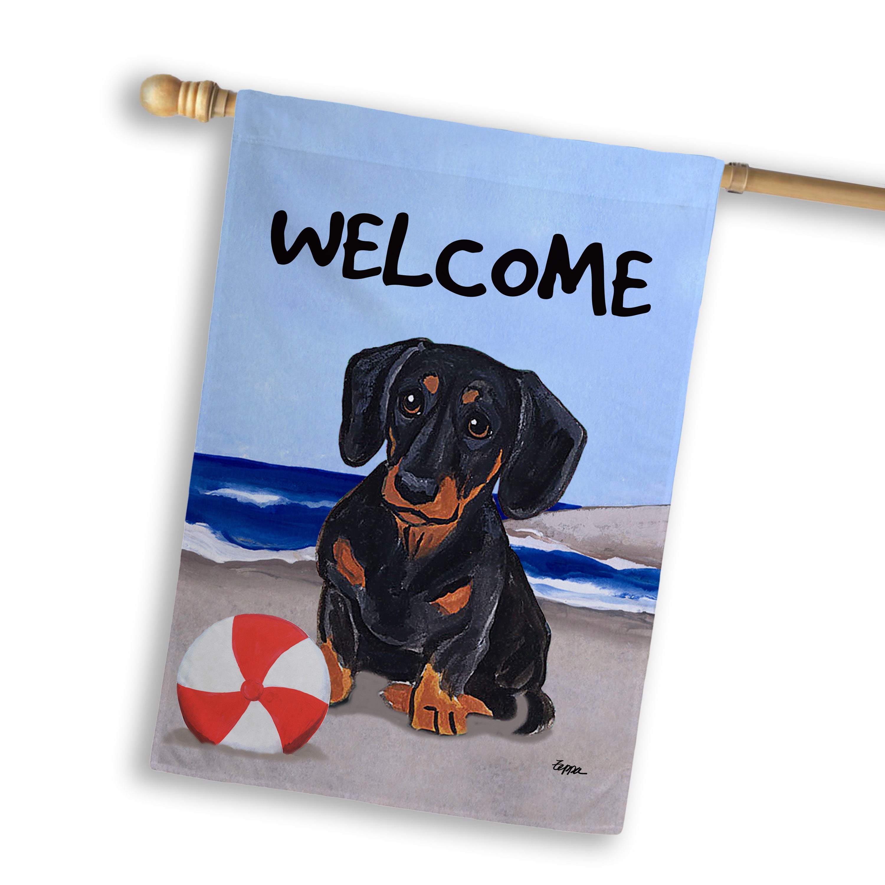 Dachshund House Flag