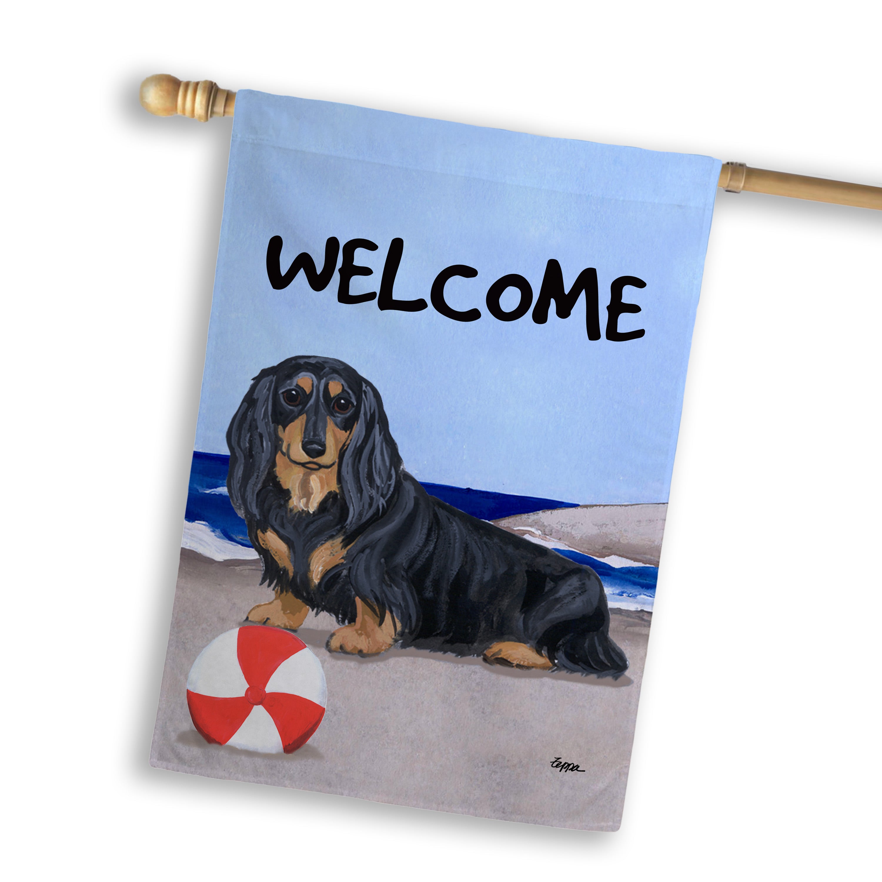 Dachshund House Flag