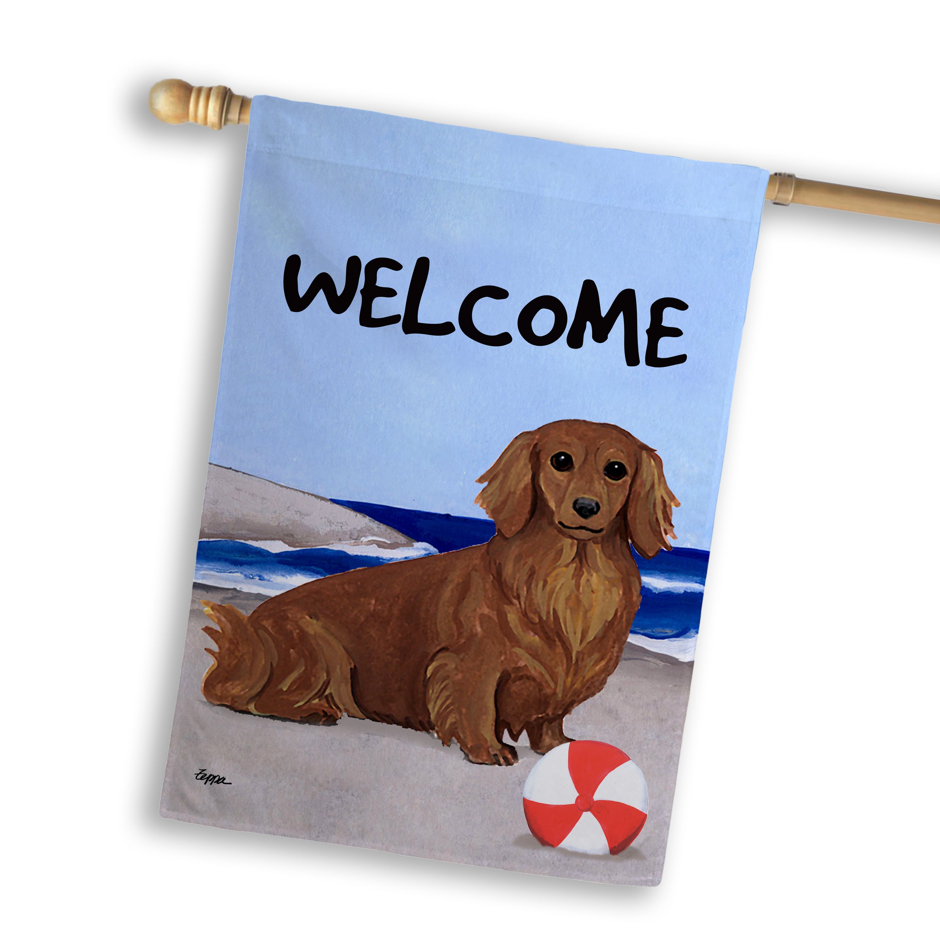 Dachshund House Flag