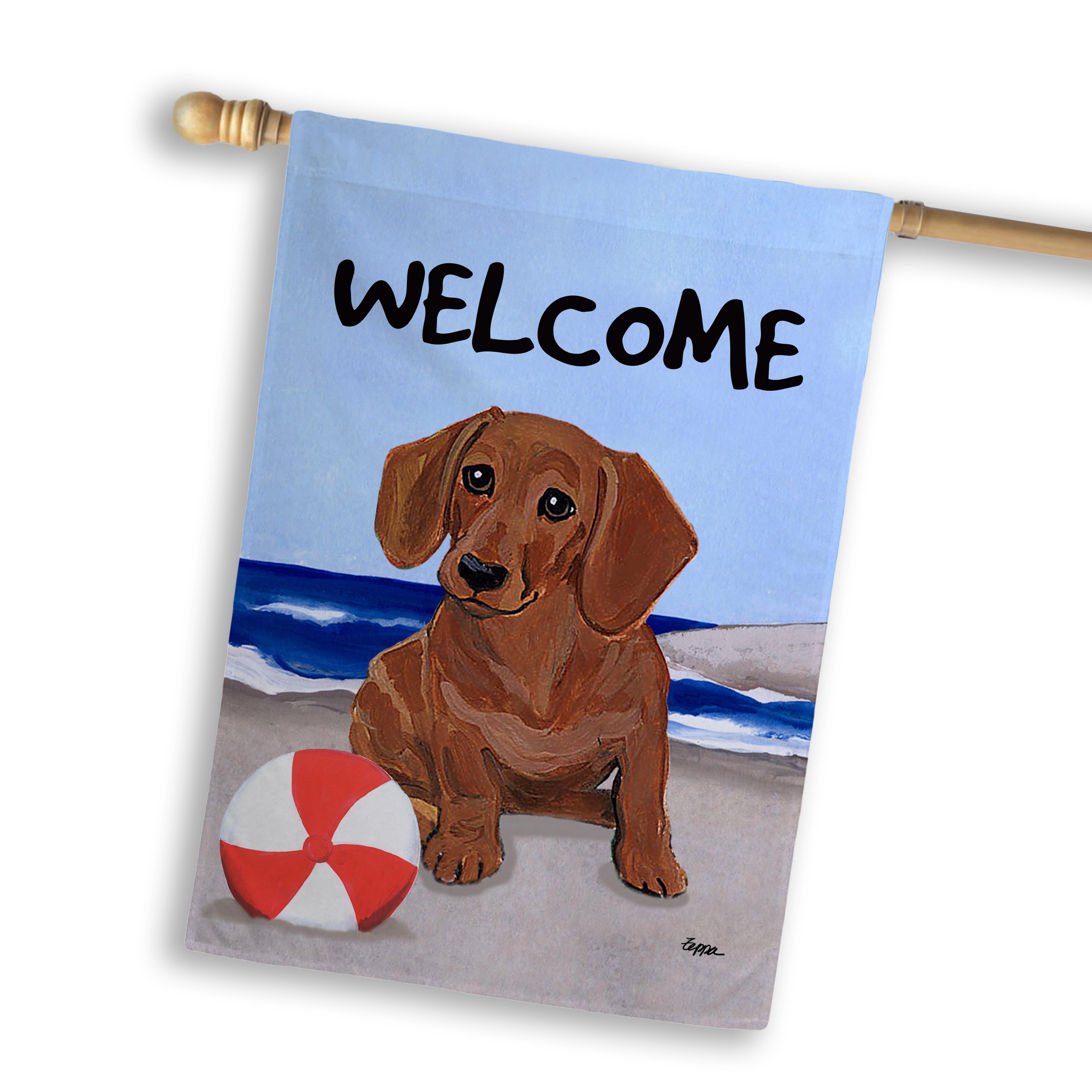 Dachshund House Flag