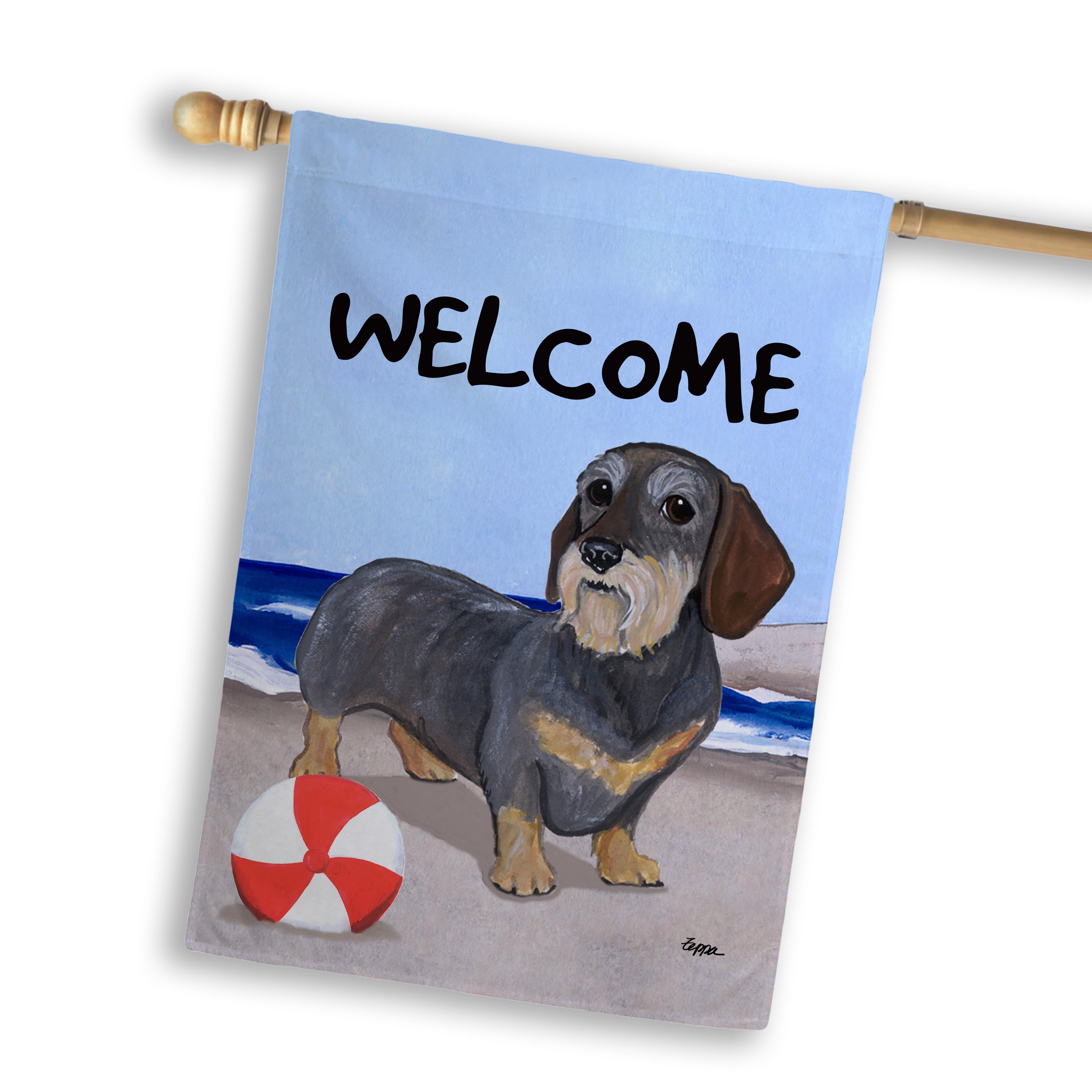 Dachshund House Flag