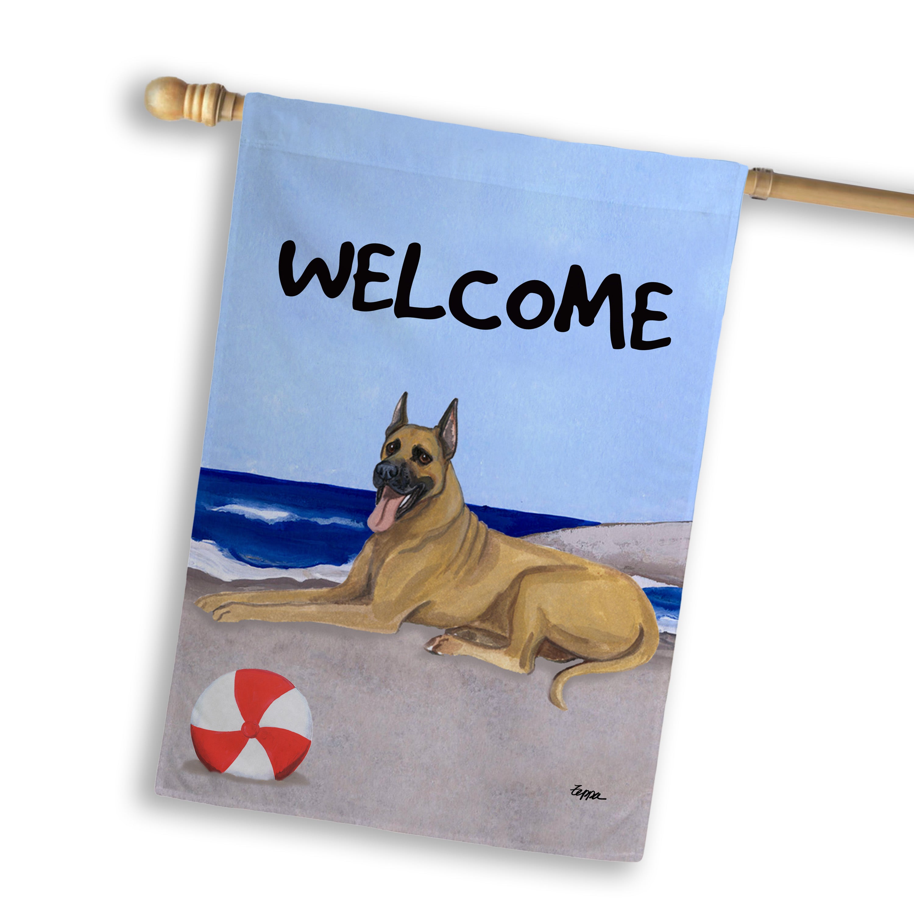 Great Dane House Flag