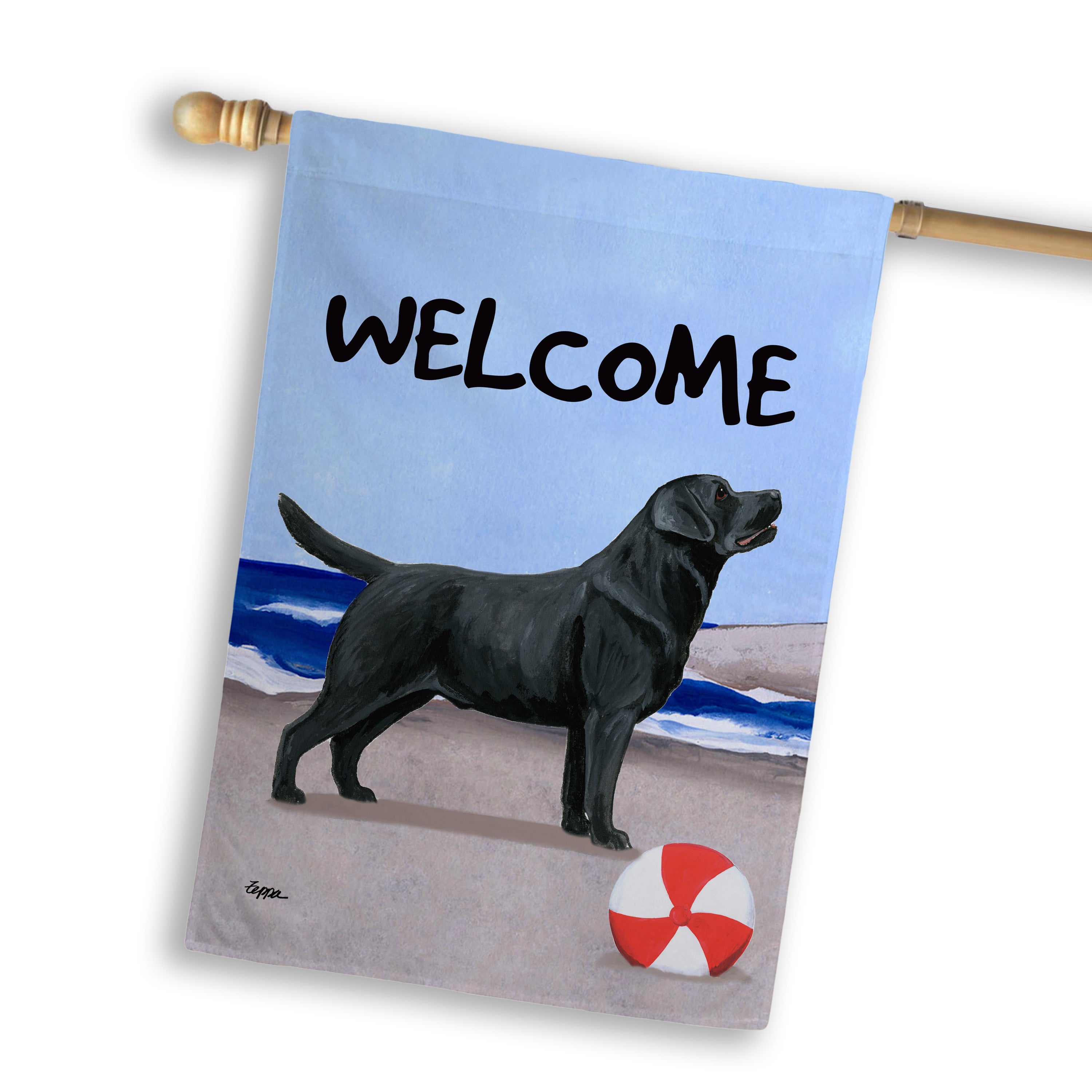 Labrador Retriever House Flag