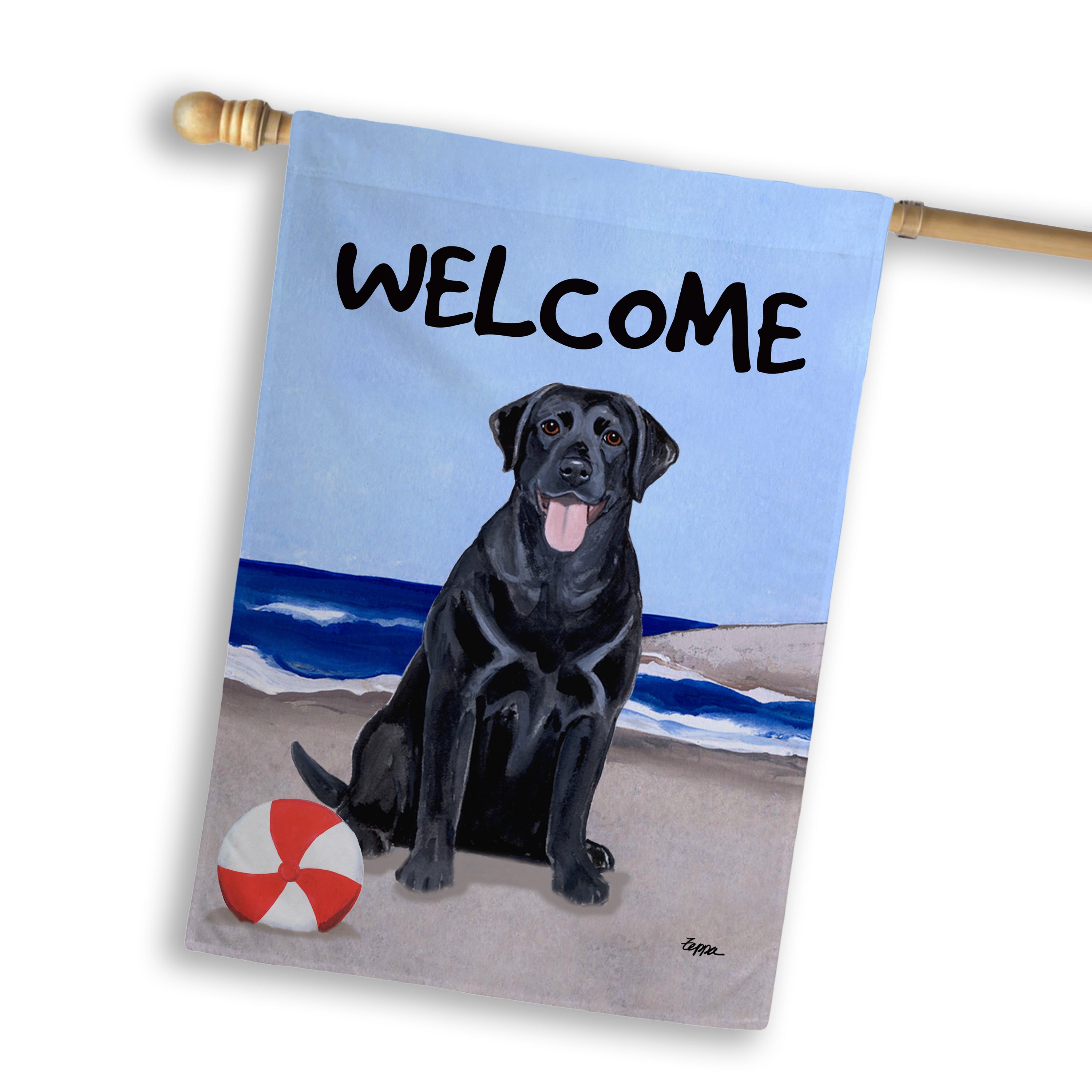 Labrador Retriever House Flag