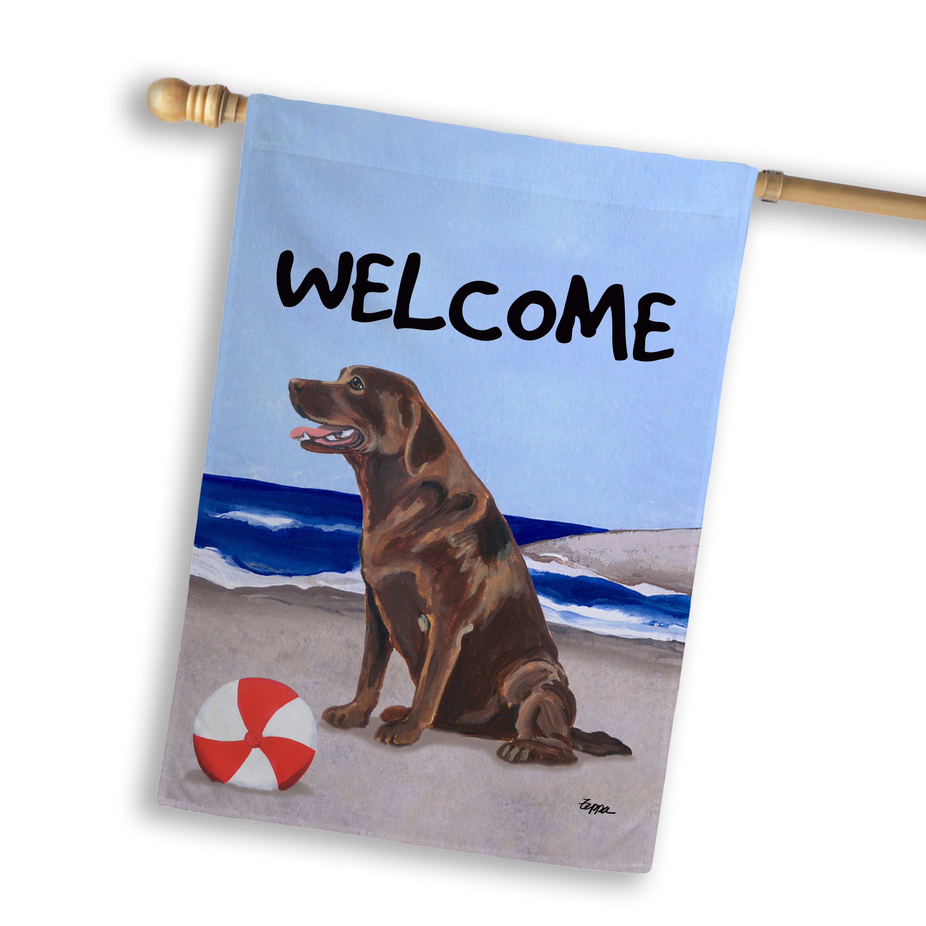 Labrador Retriever House Flag